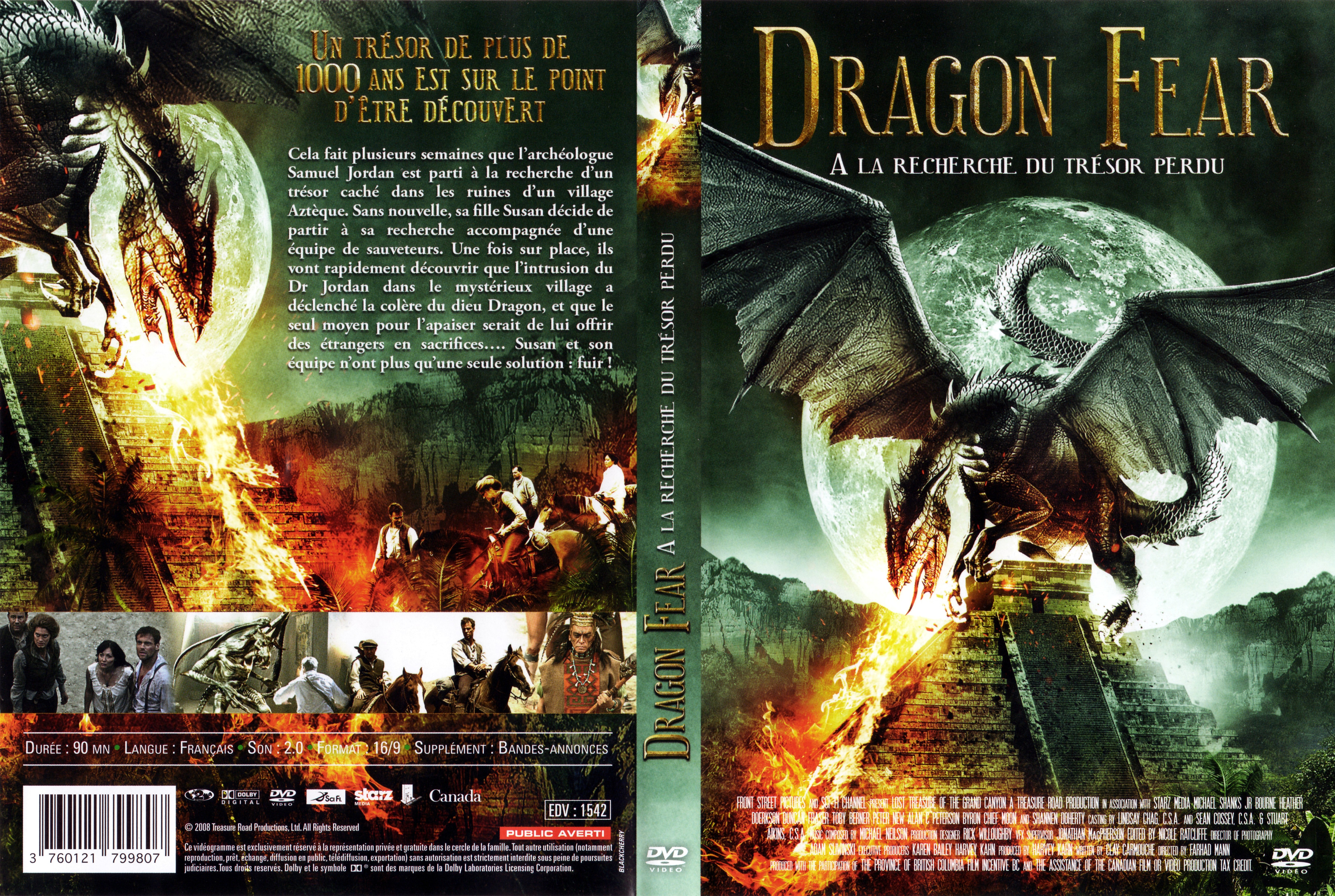 Jaquette DVD Dragon fear