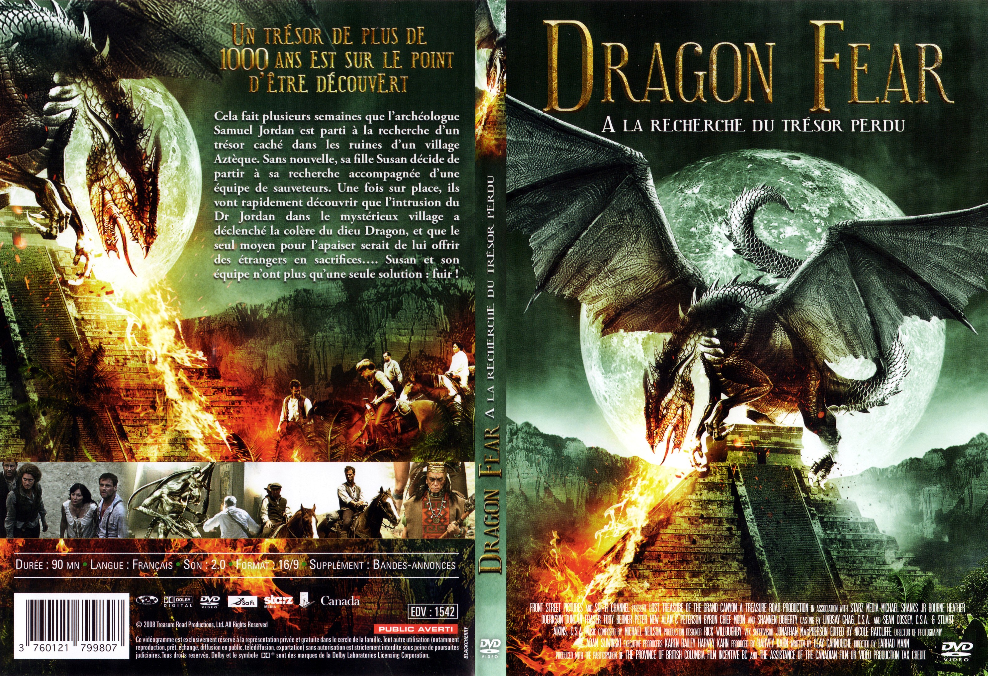 Jaquette DVD Dragon fear - SLIM