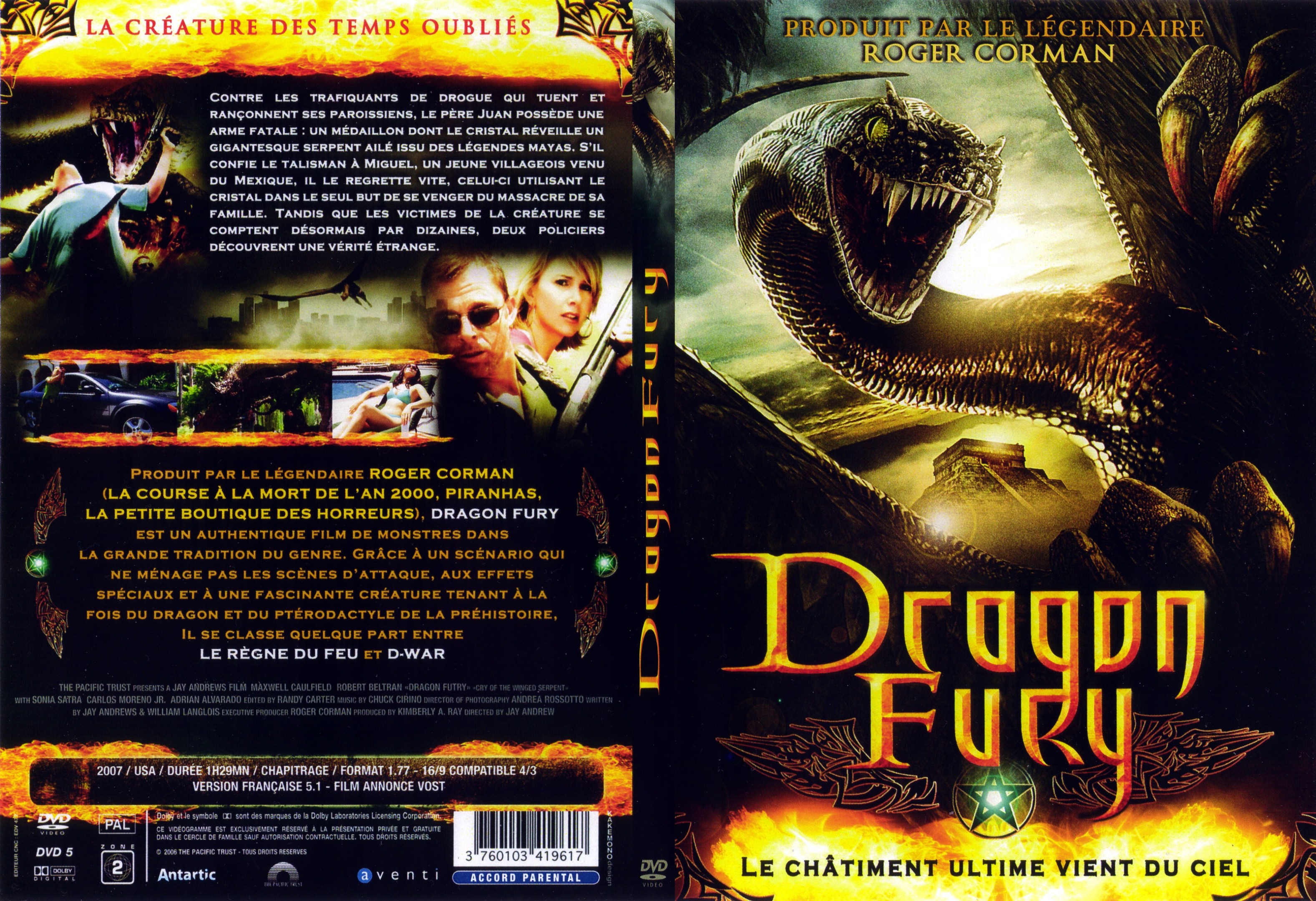 Jaquette DVD Dragon fury - SLIM