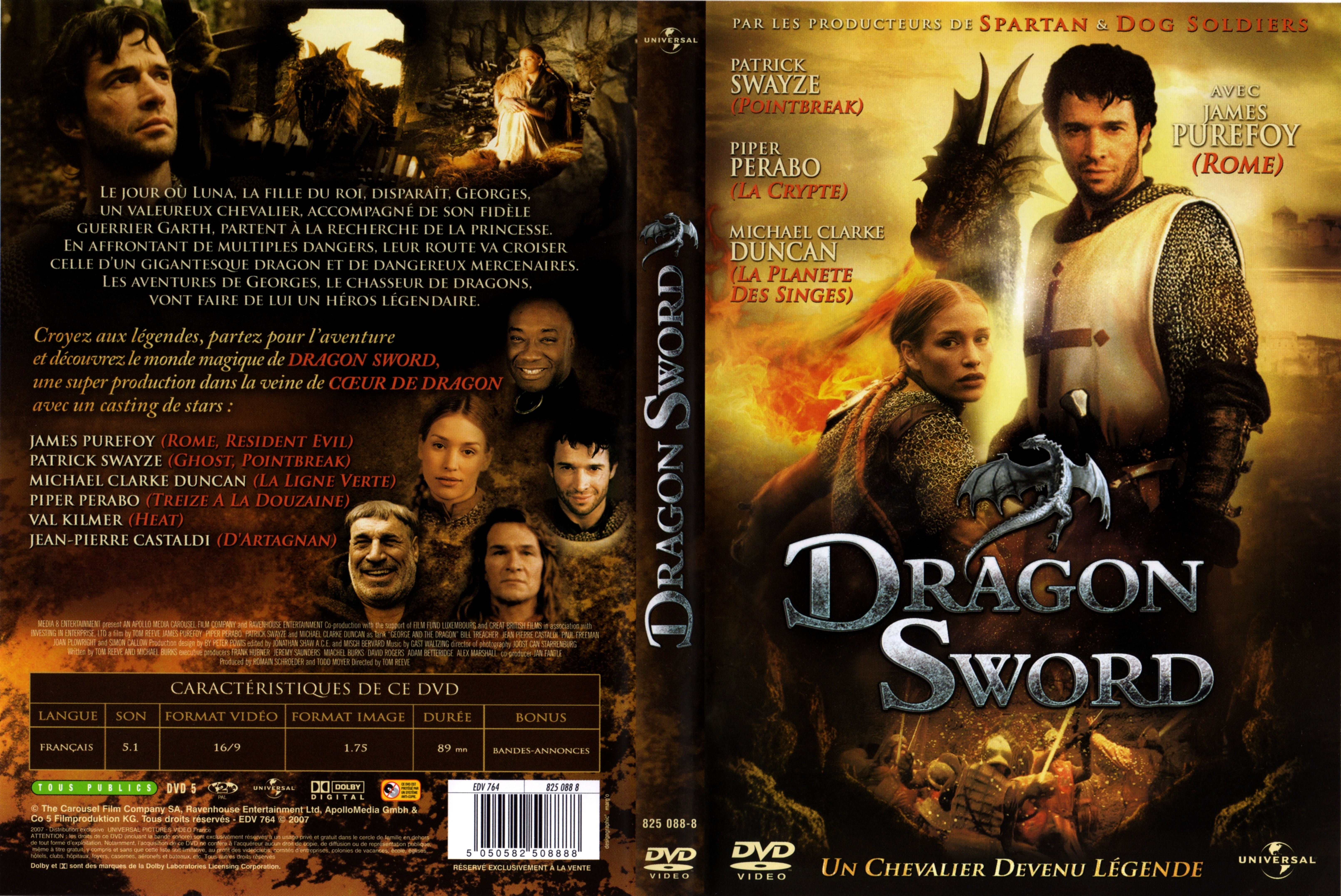 Jaquette DVD Dragon sword