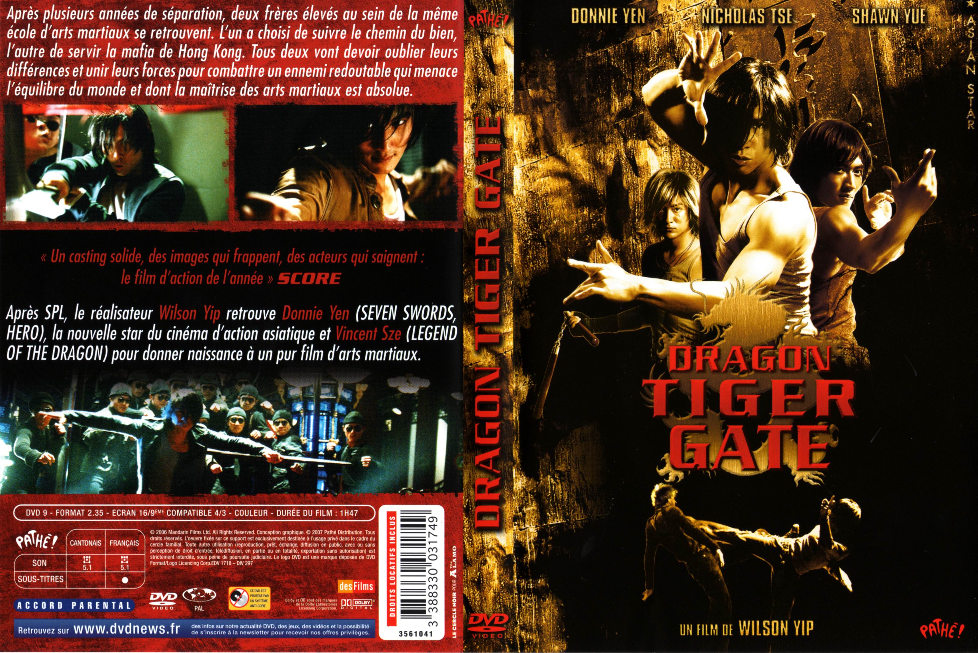 Jaquette DVD Dragon tiger gate