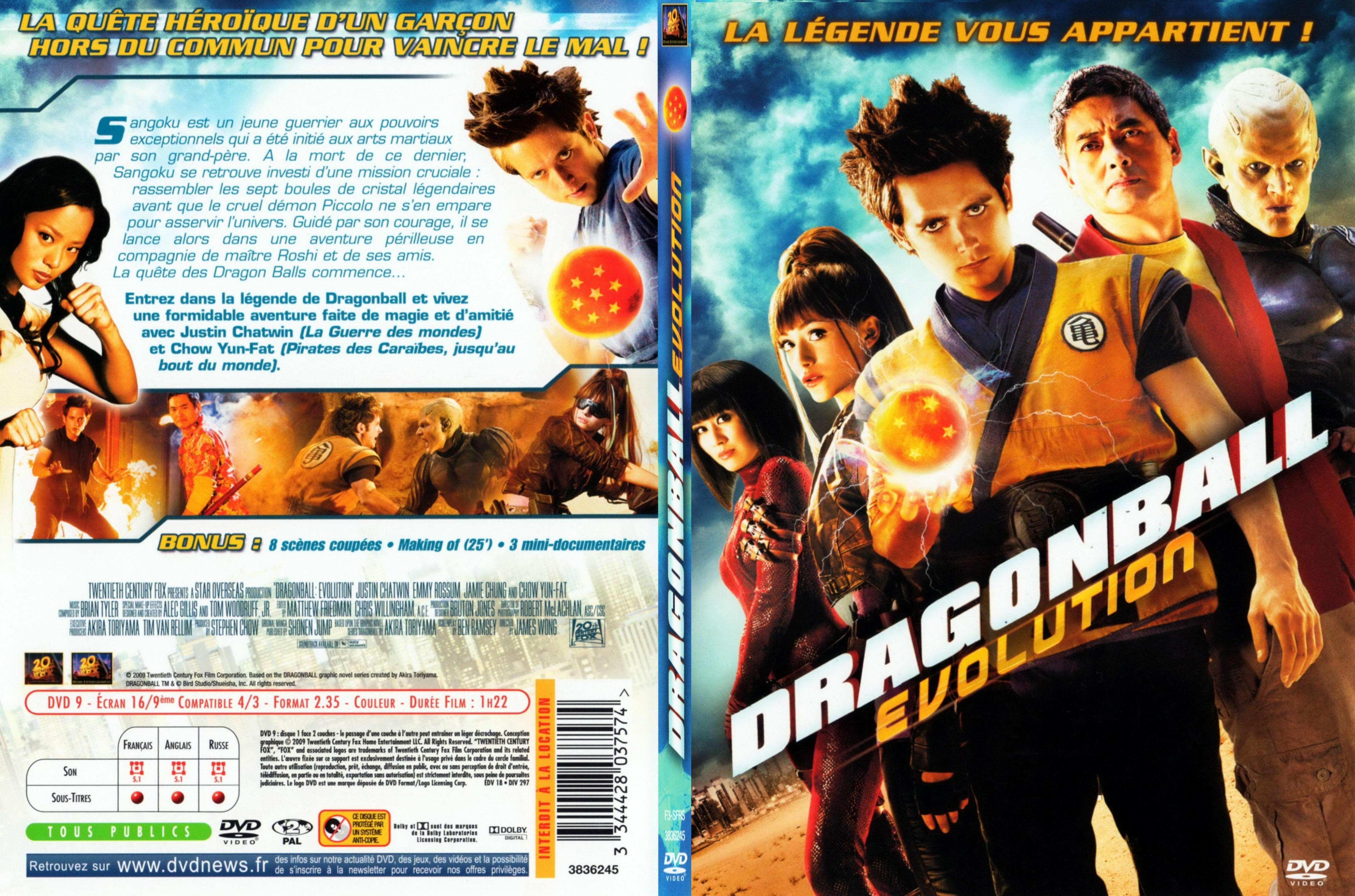 Jaquette DVD Dragonball evolution - SLIM