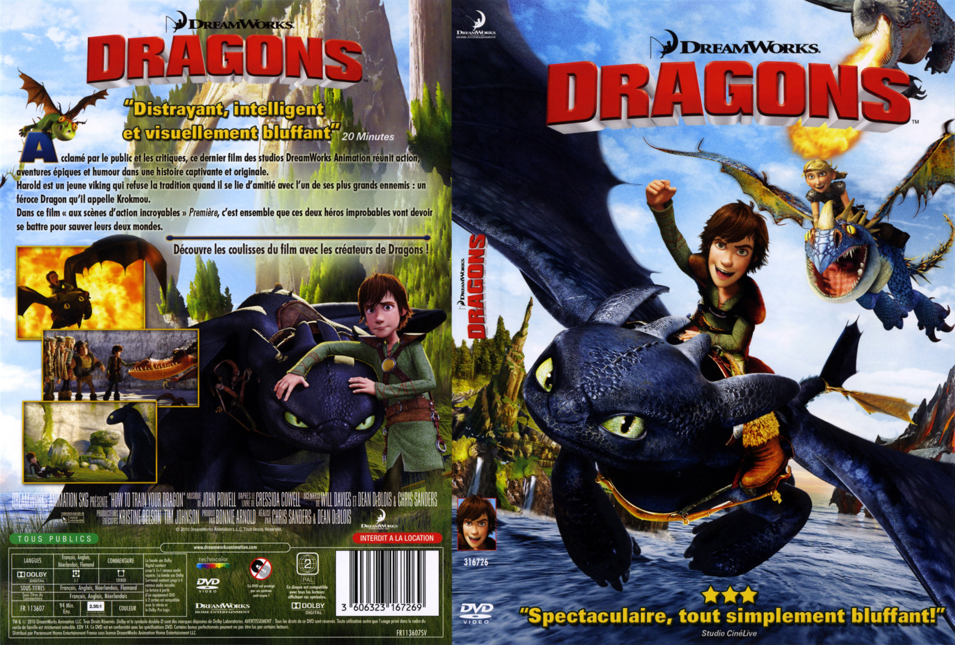 Jaquette DVD Dragons