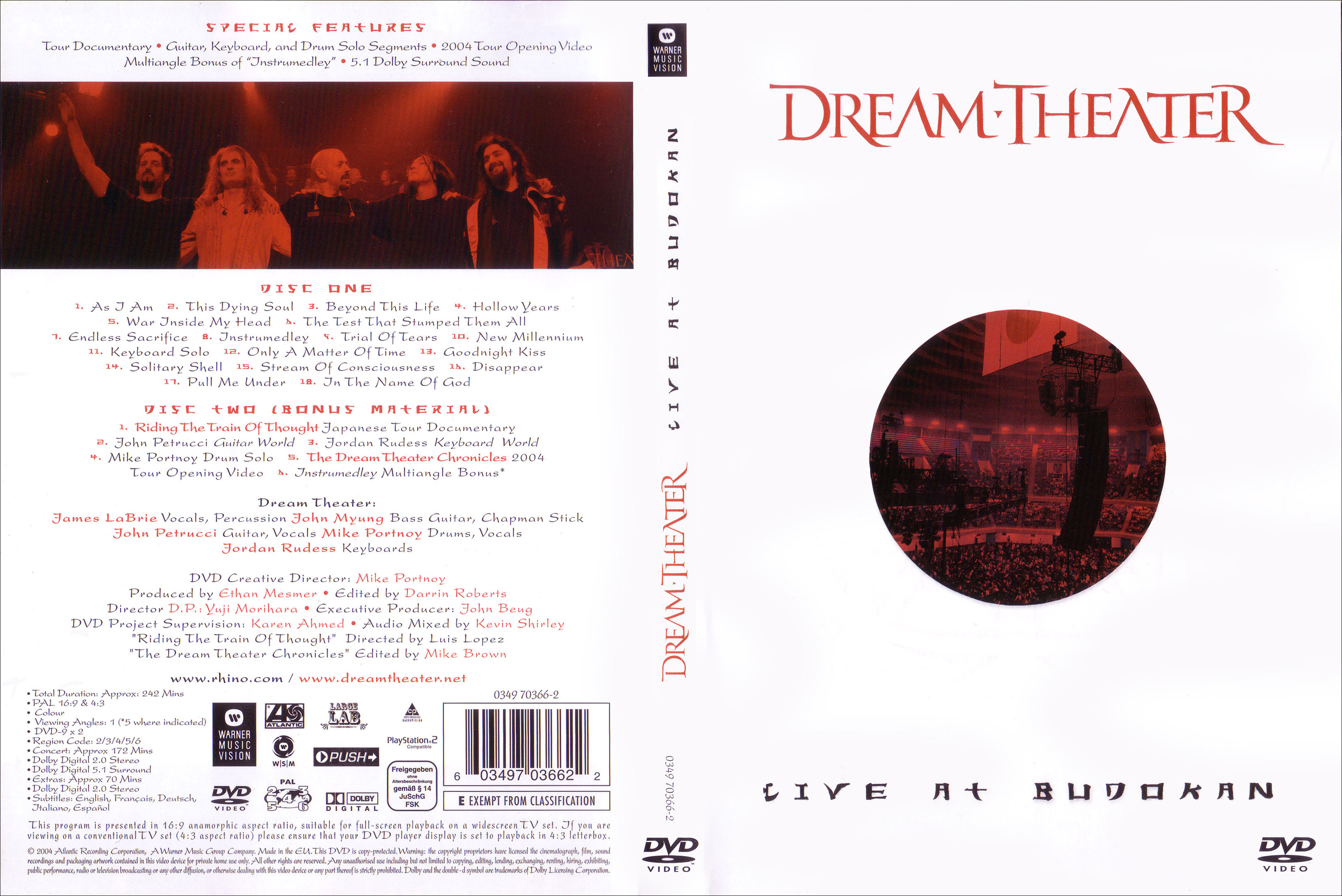 Jaquette DVD Dream-Theater