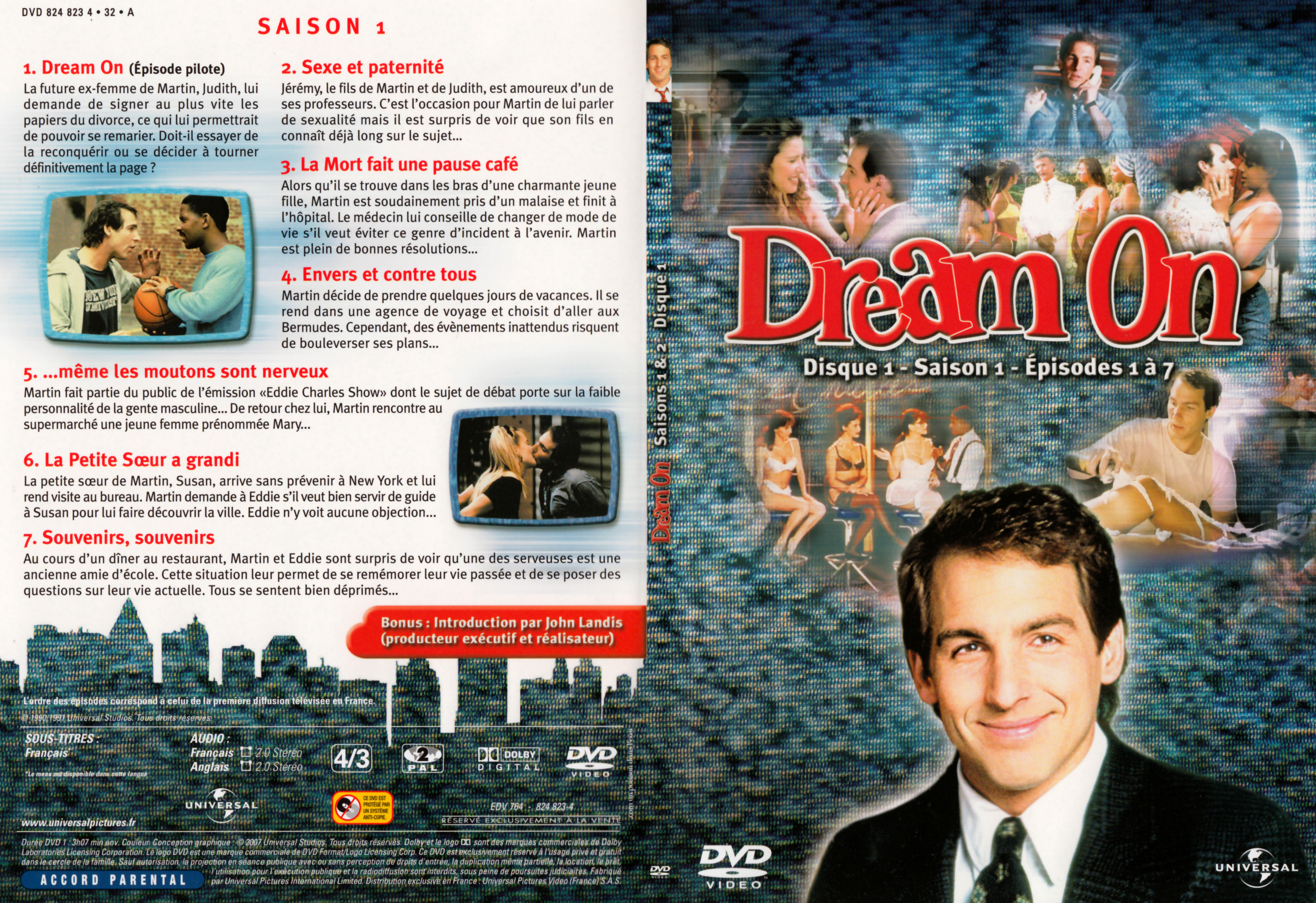 Jaquette DVD Dream on Saison 1 DVD 1
