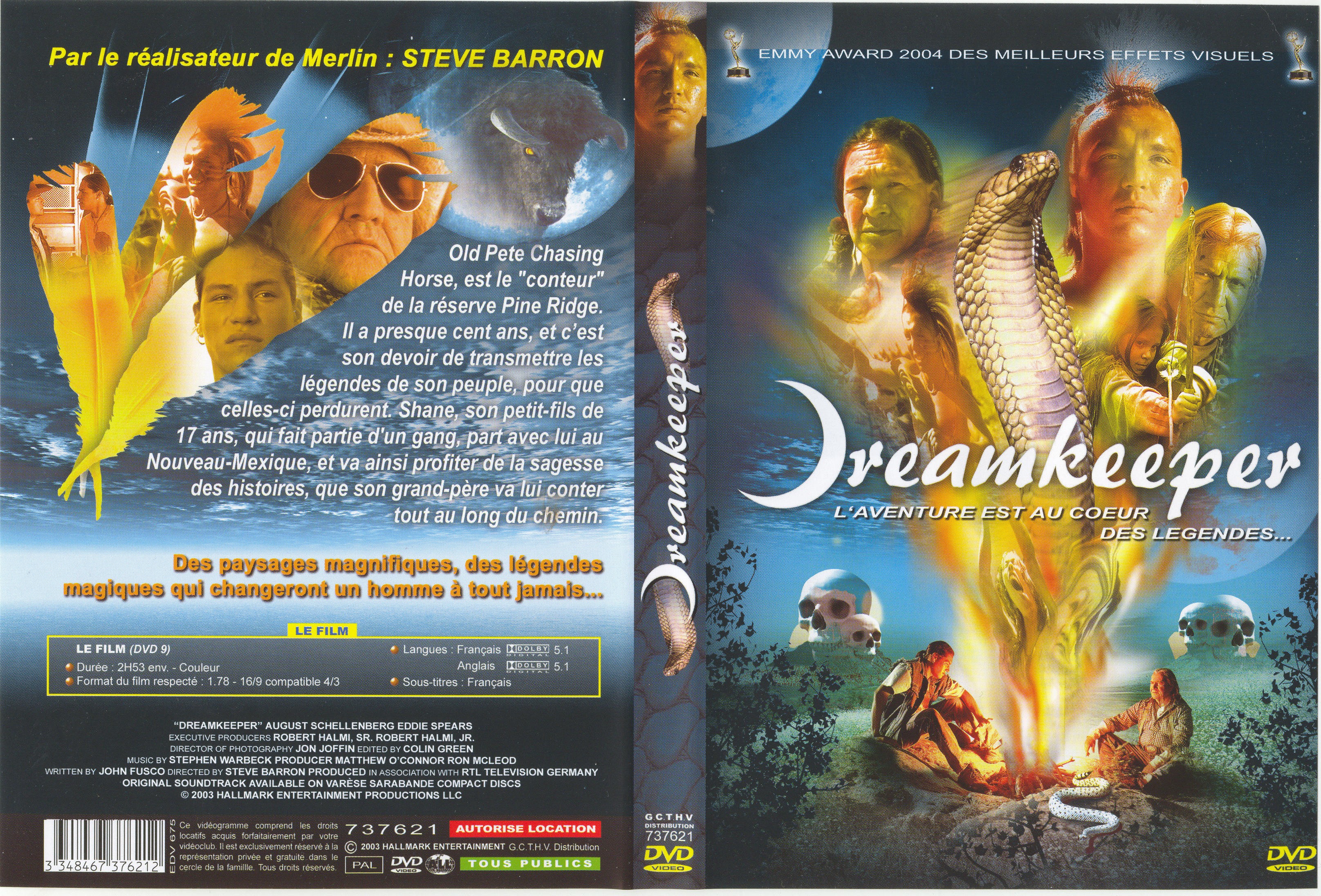 Jaquette DVD Dreamkeeper