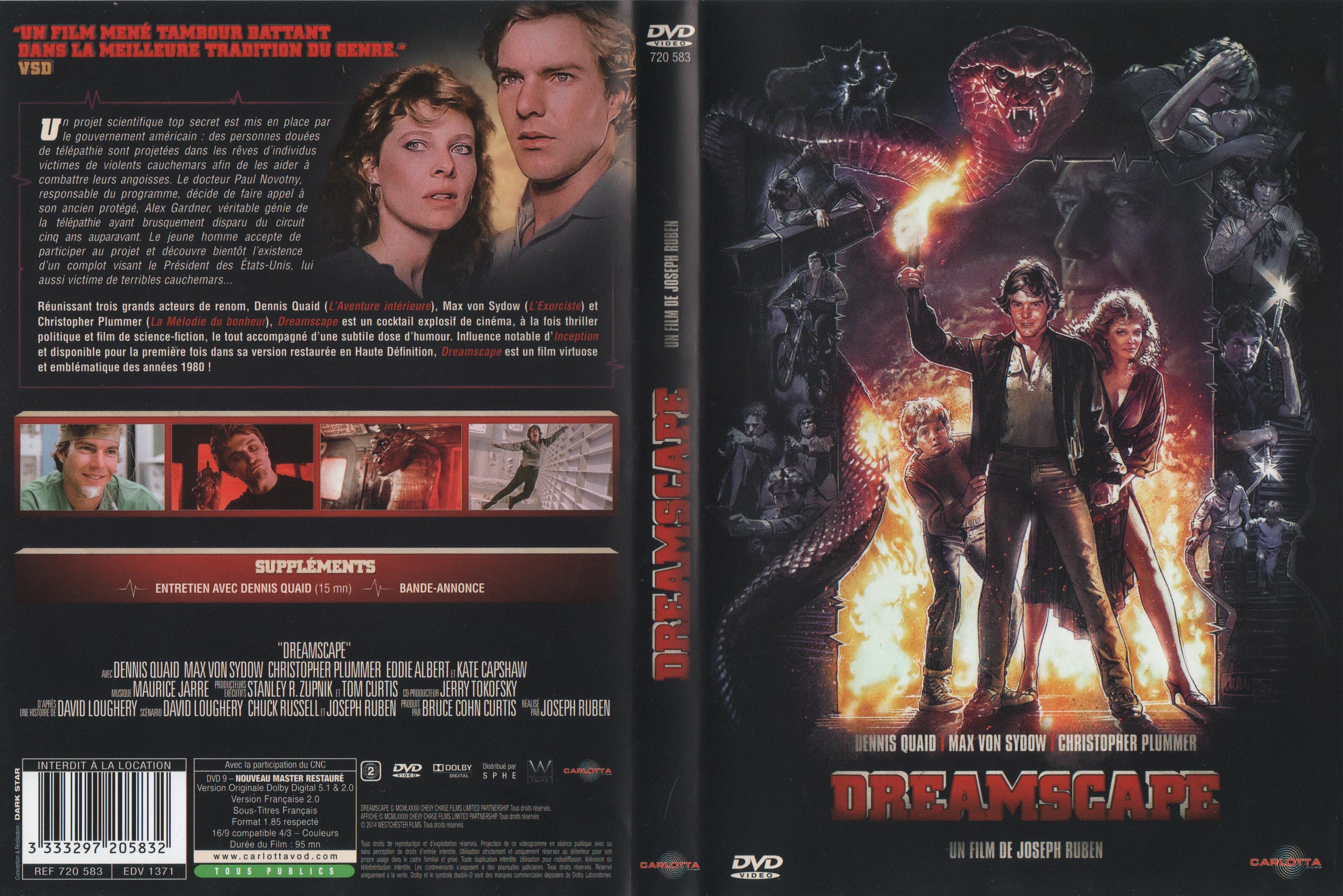 Jaquette DVD Dreamscape v2