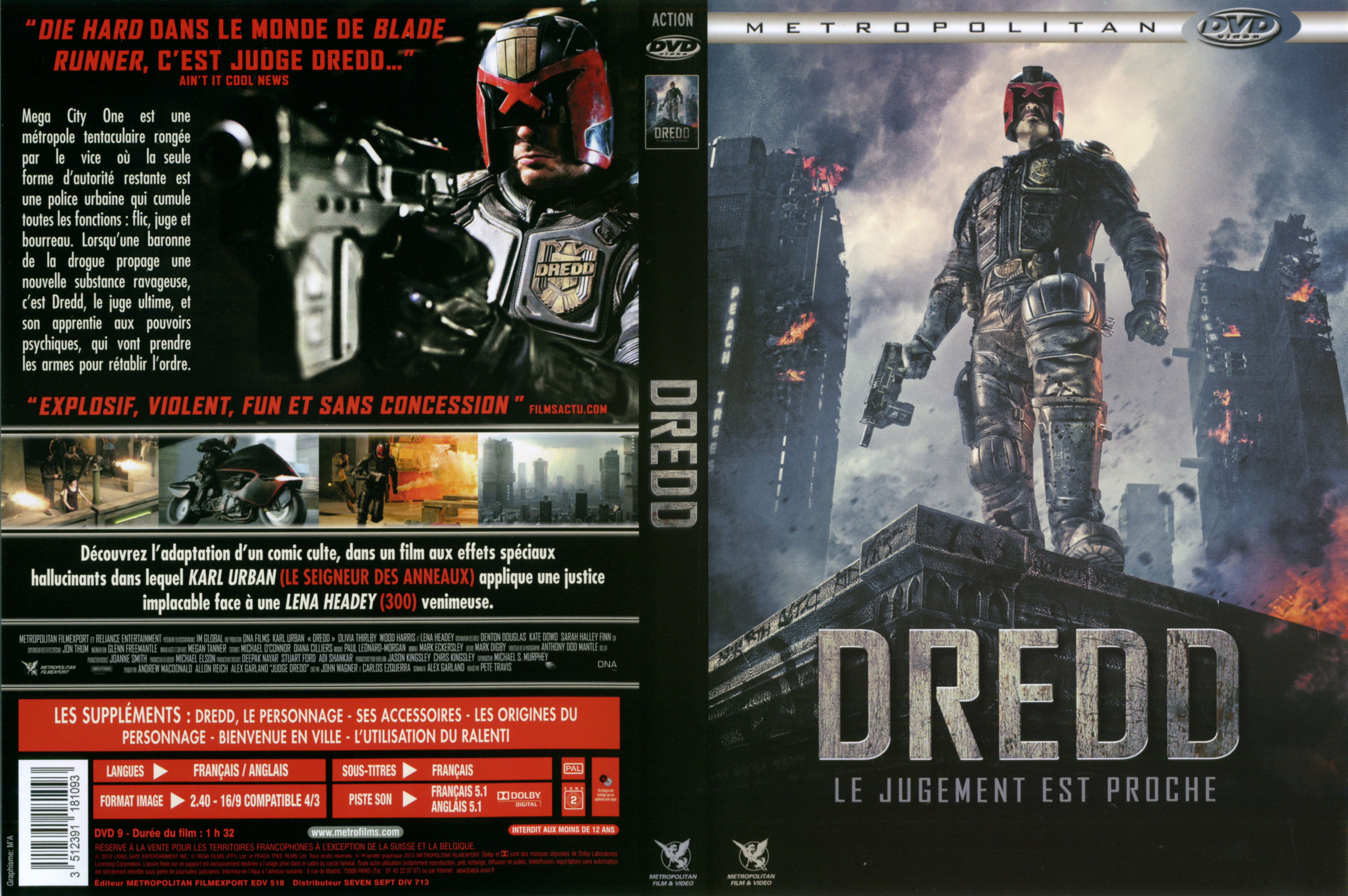 Jaquette DVD Dredd