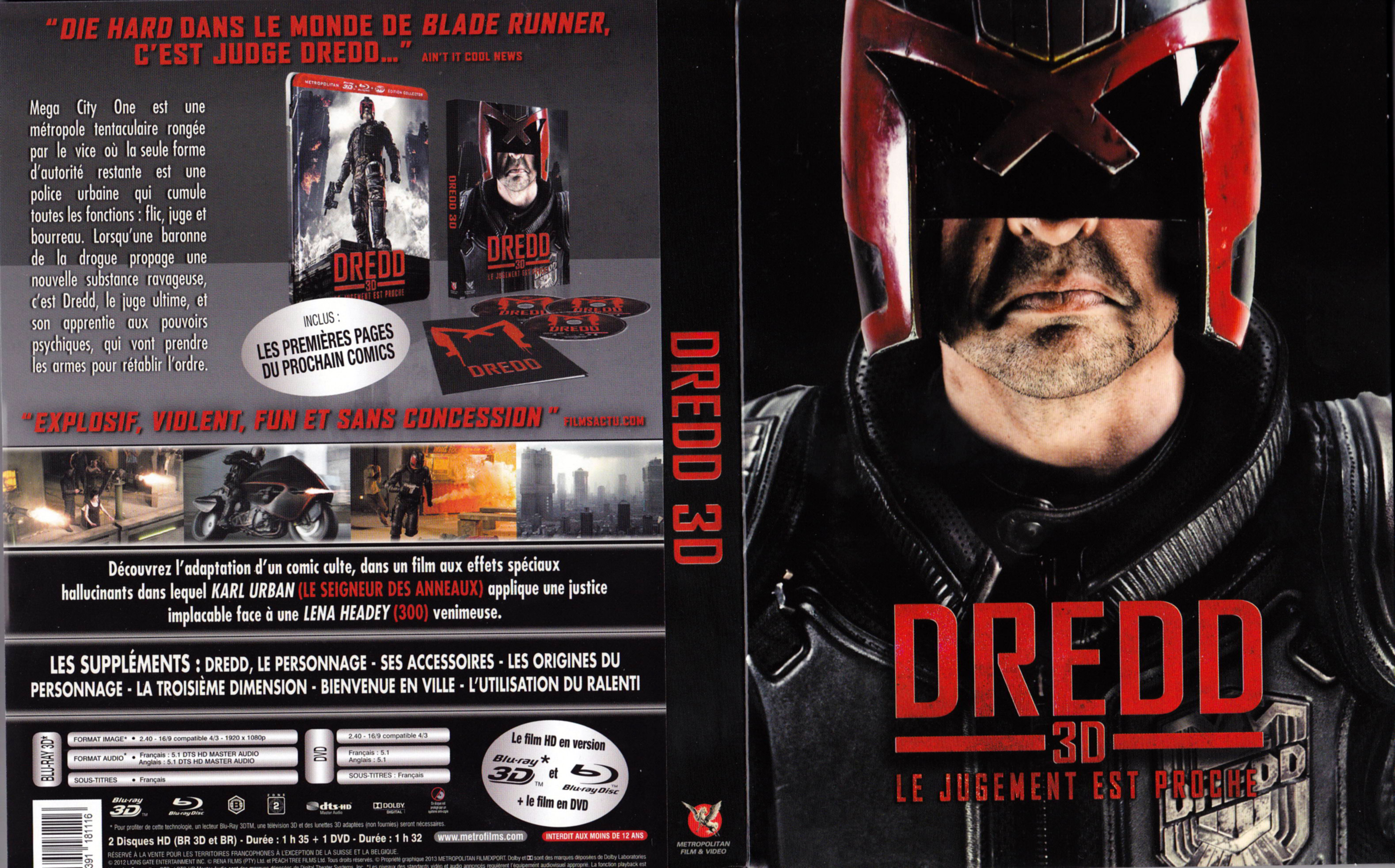 Jaquette DVD Dredd (BLU-RAY)