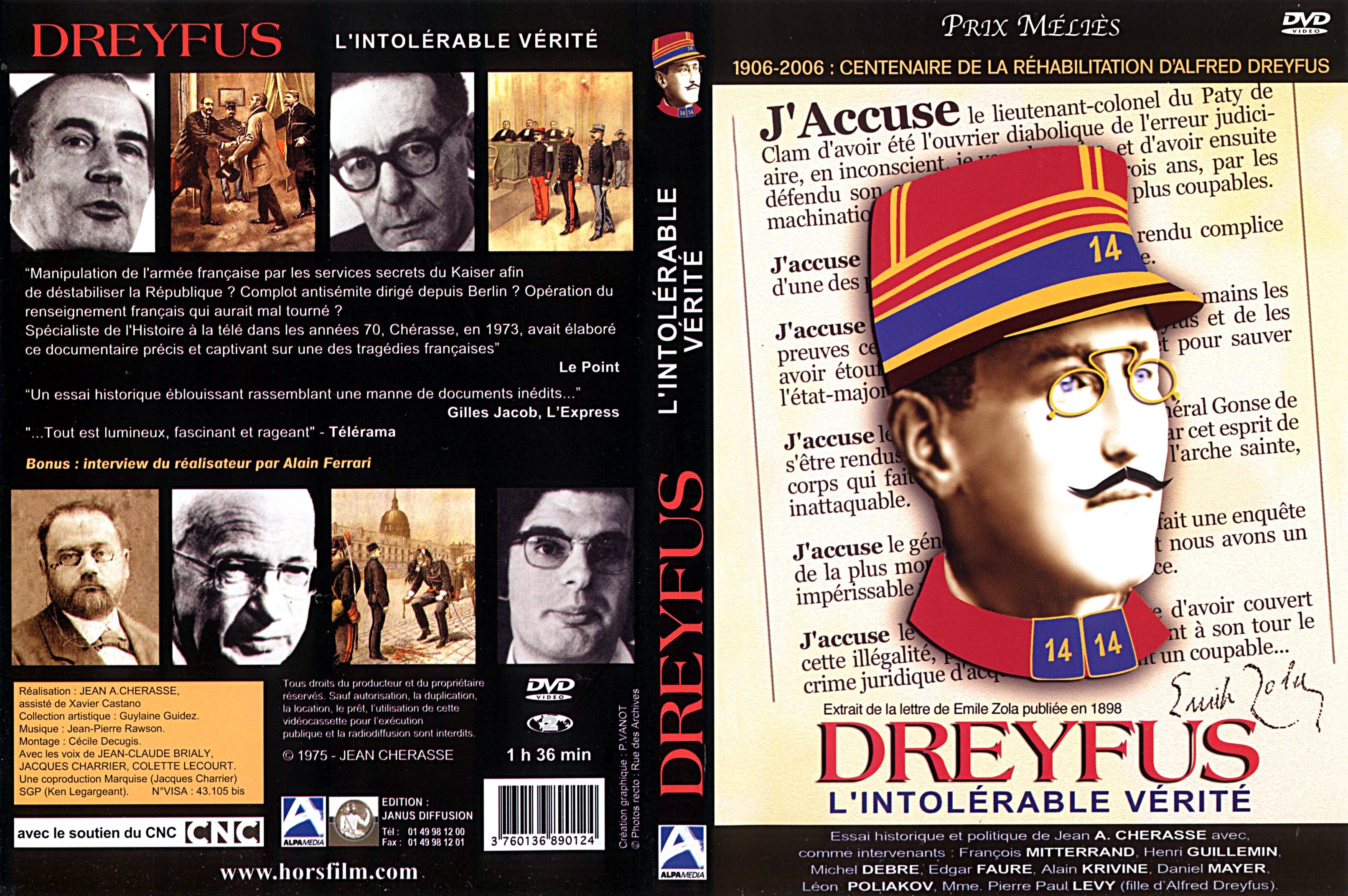 Jaquette DVD Dreyfus l