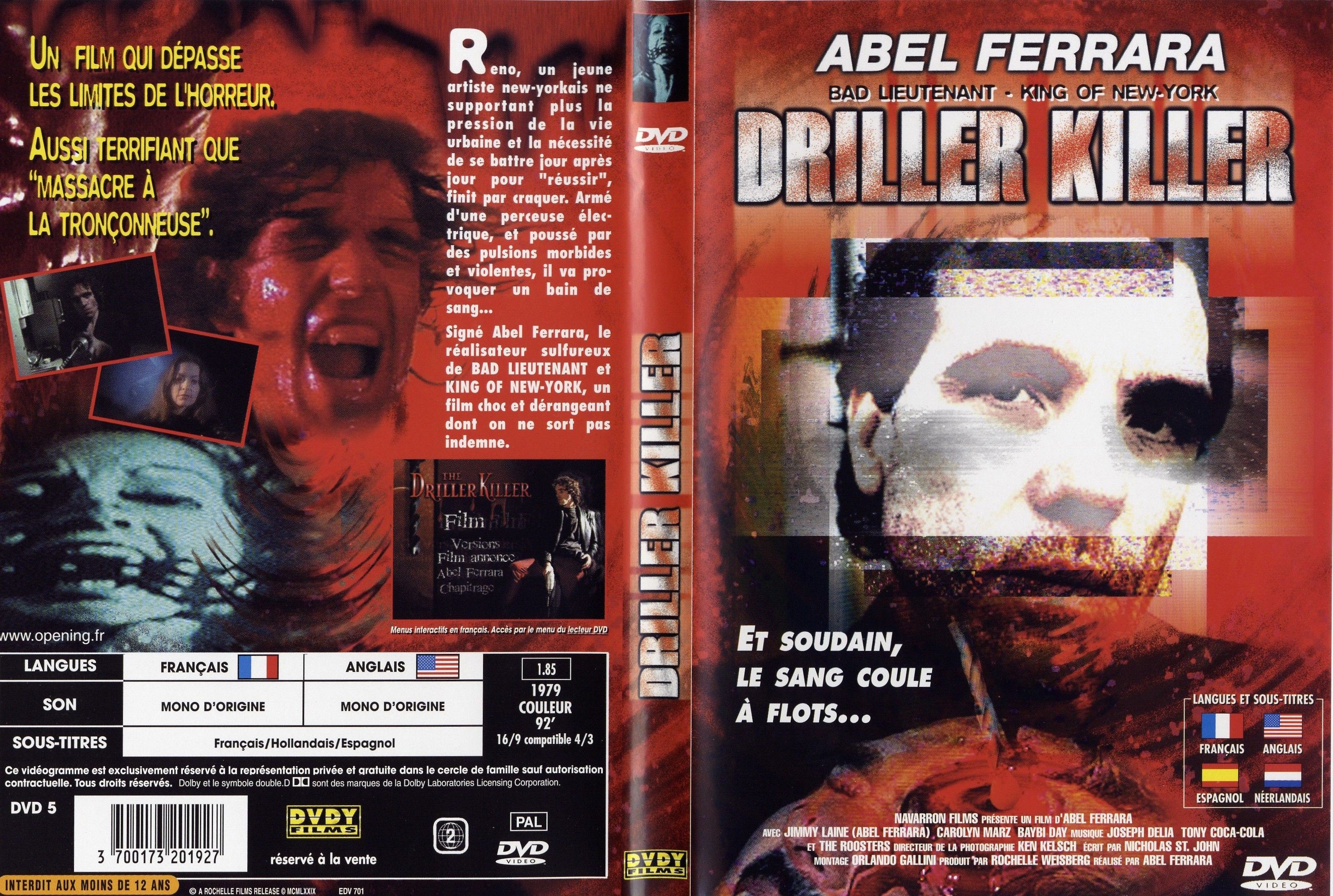 Jaquette DVD Driller Killer