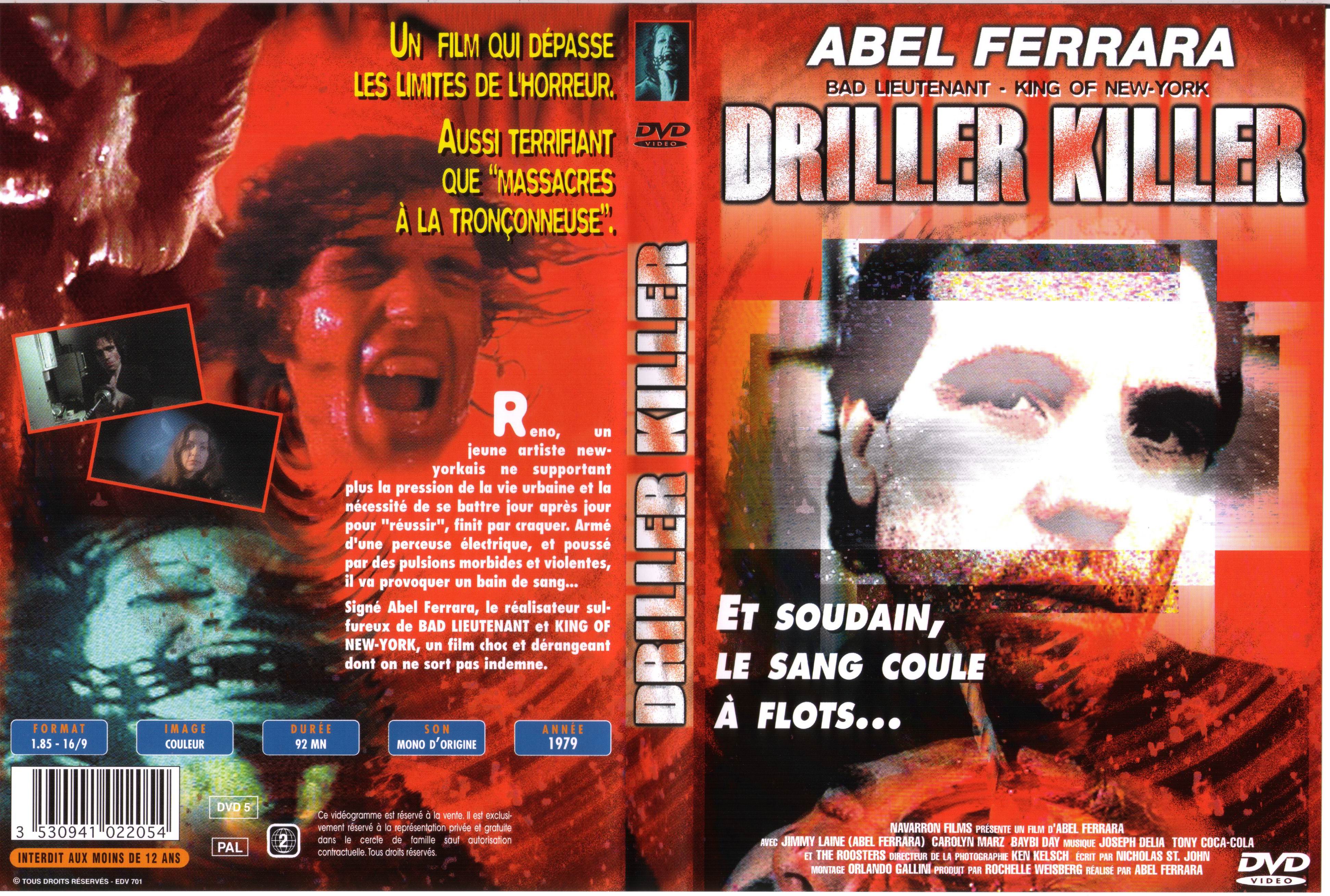 Jaquette DVD Driller Killer v2