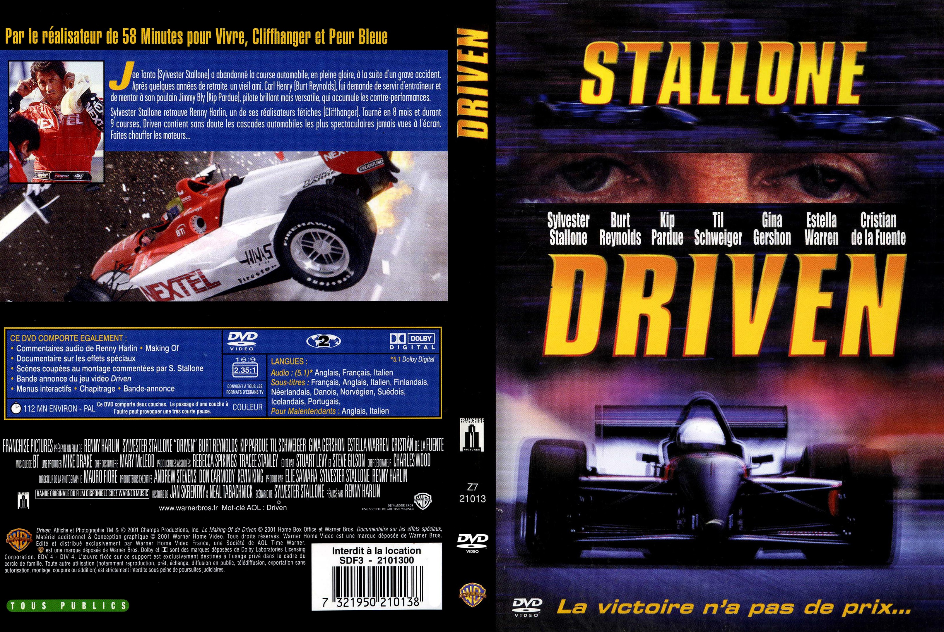 Jaquette DVD Driven