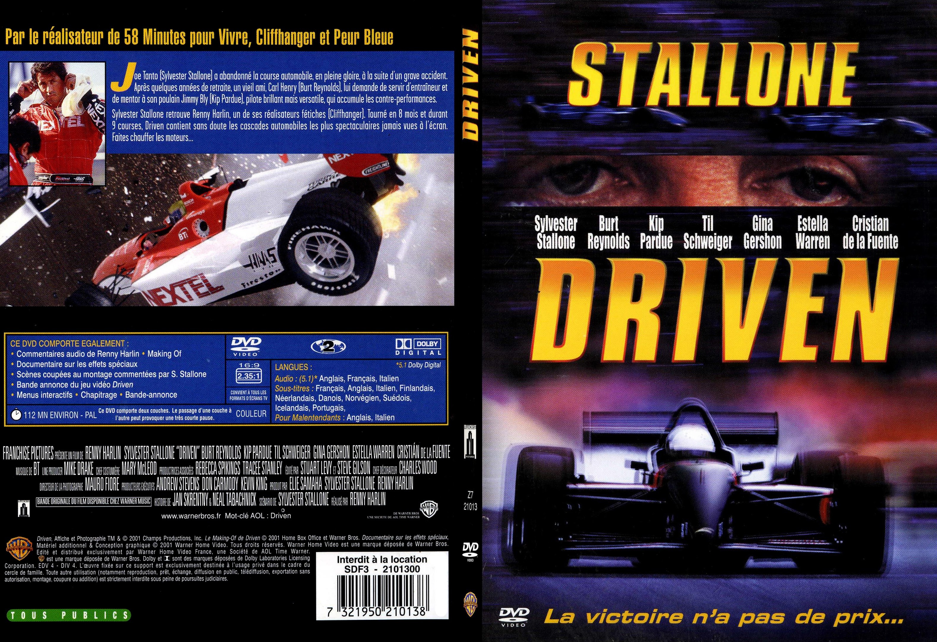 Jaquette DVD Driven - SLIM