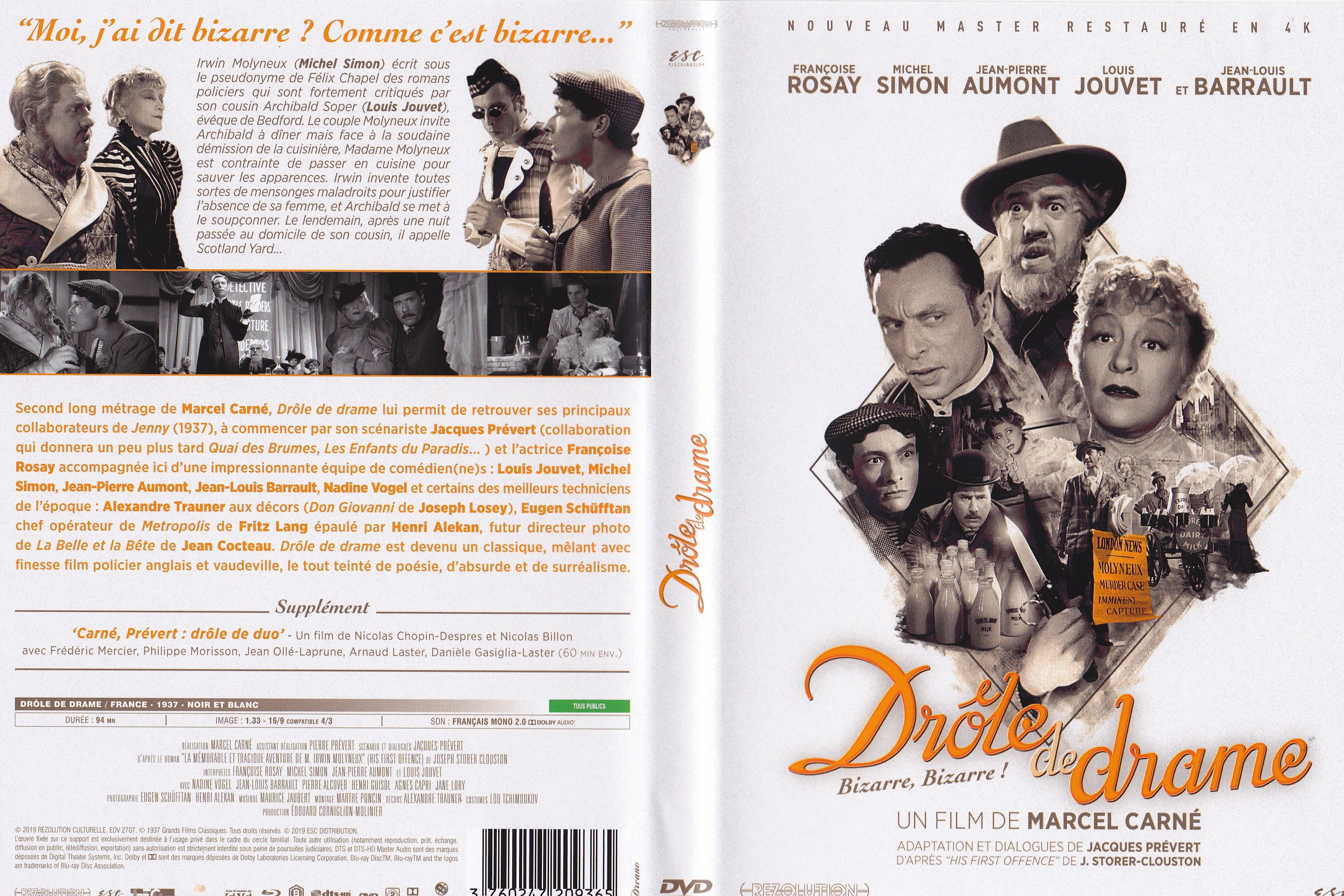 Jaquette DVD Drole de drame