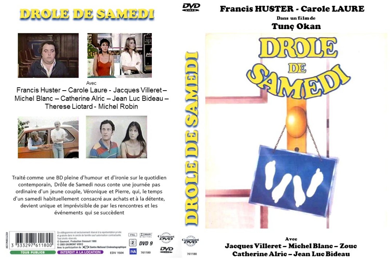 Jaquette DVD Drole de samedi custom