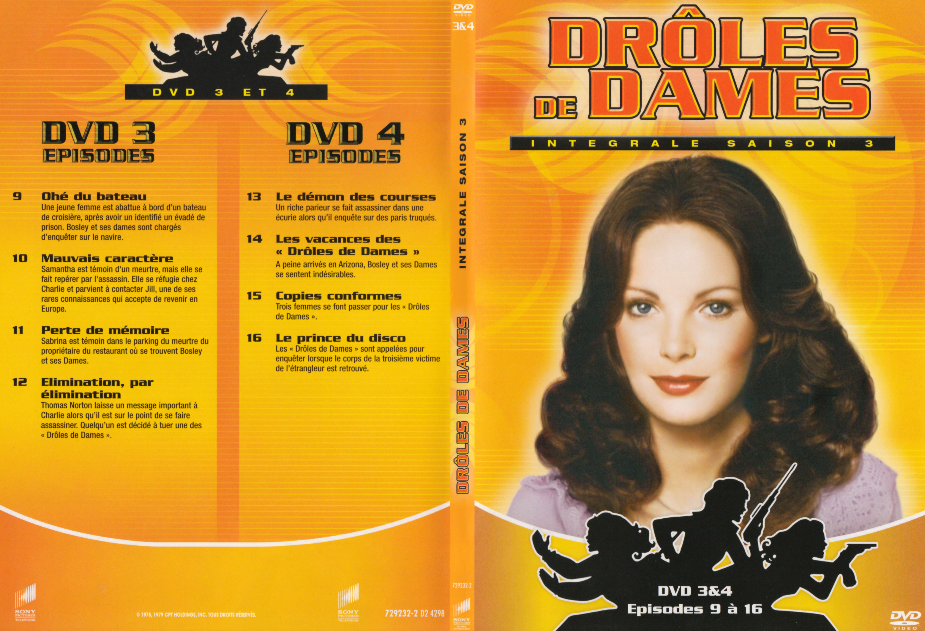 Jaquette DVD Drles de dames Saison 3 DVD 2