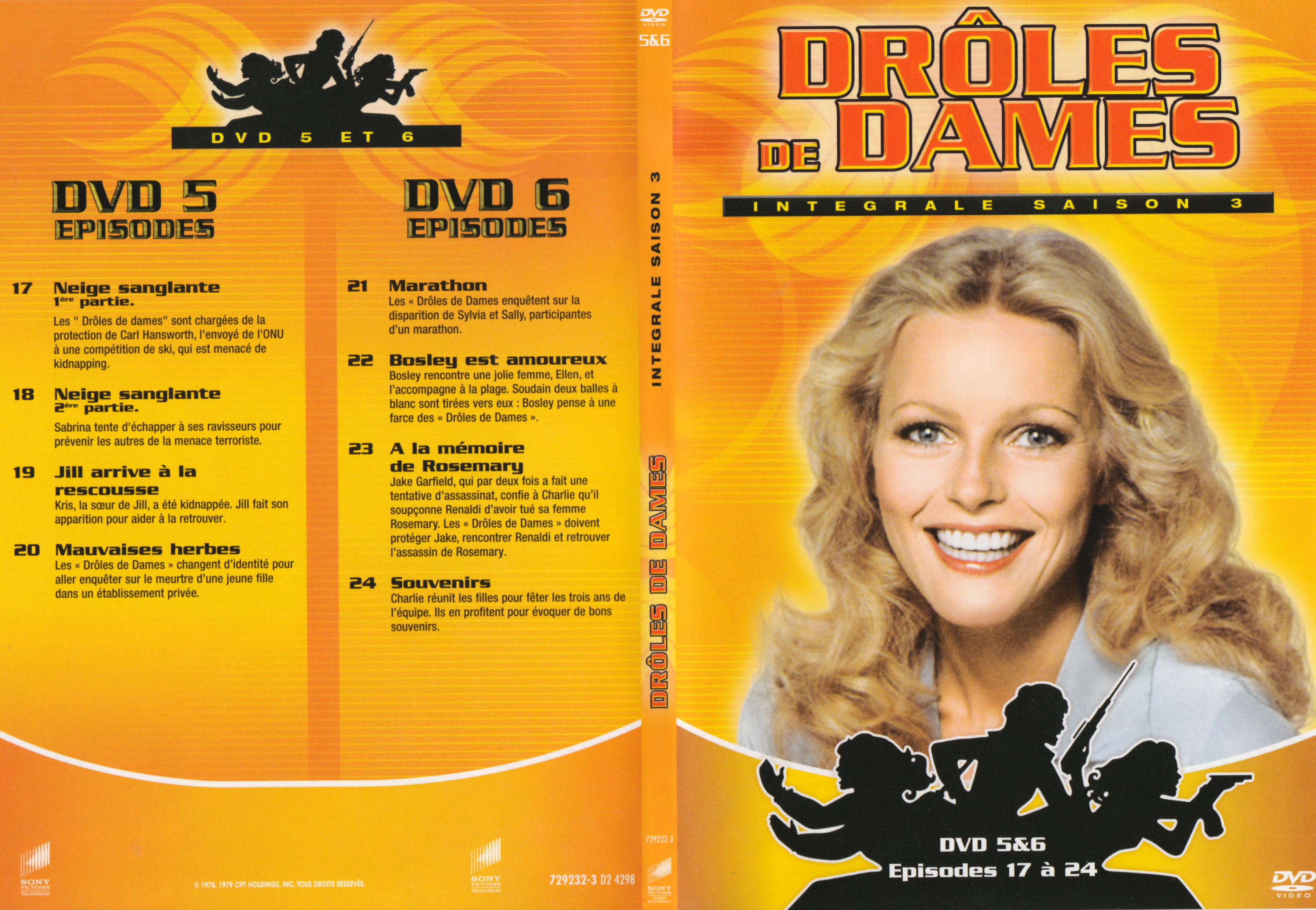 Jaquette DVD Drles de dames Saison 3 DVD 3