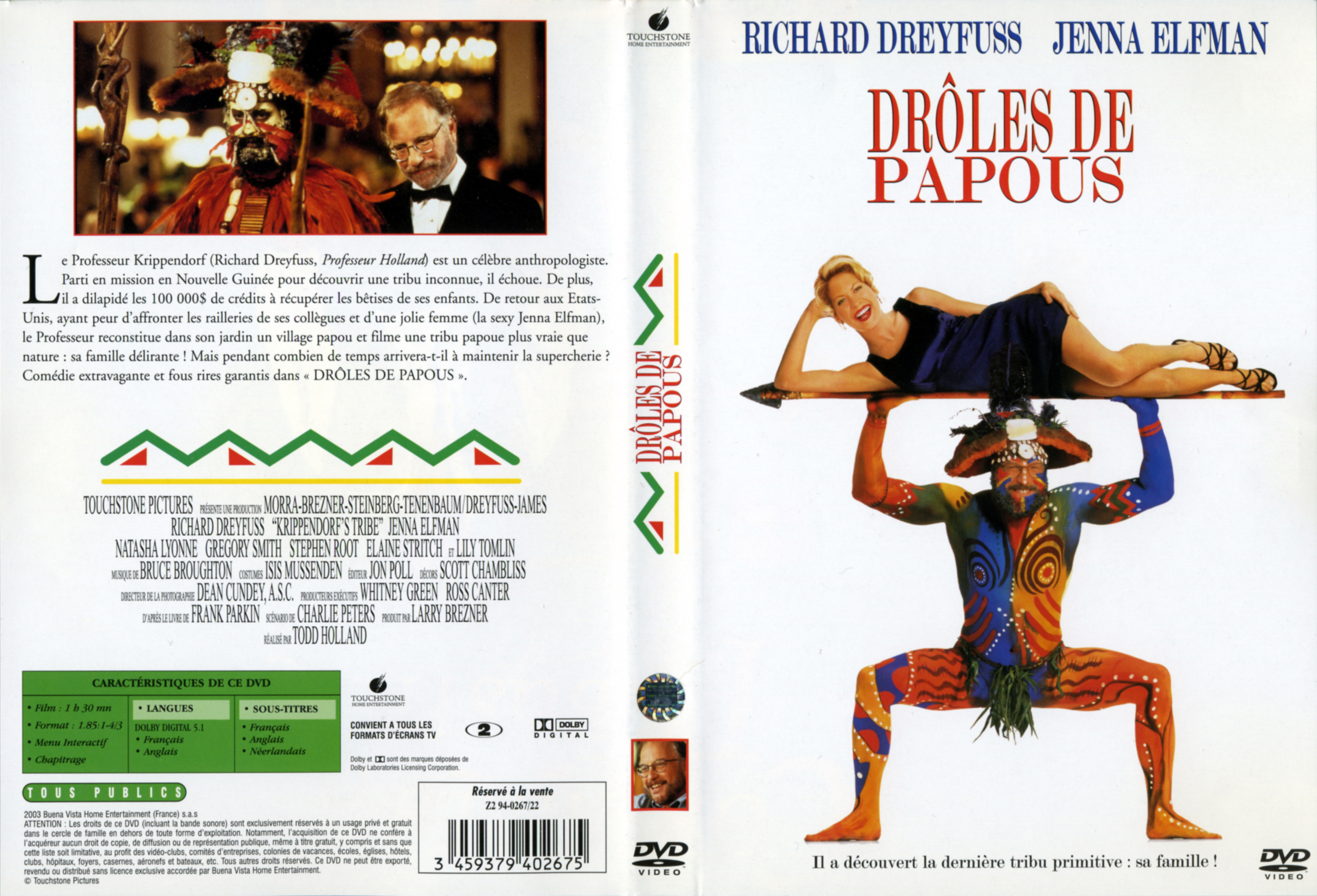 Jaquette DVD Drles de papous 