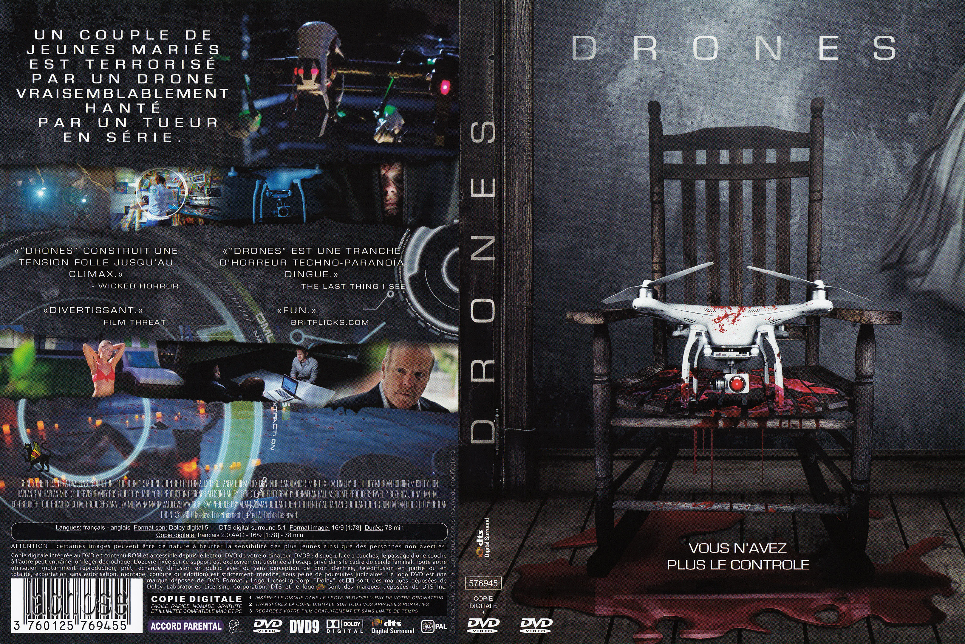 Jaquette DVD Drones (2019)