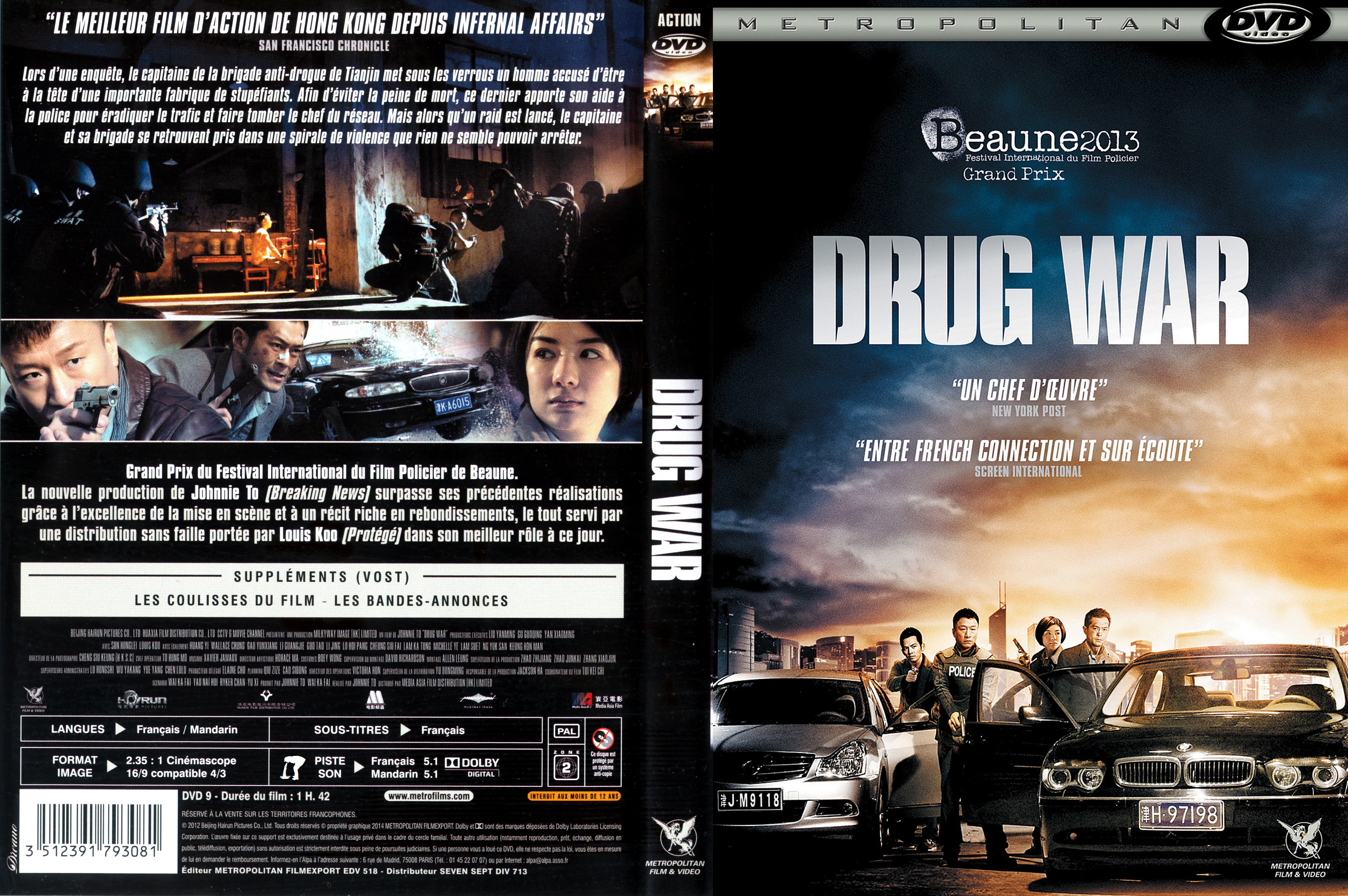 Jaquette DVD Drug War