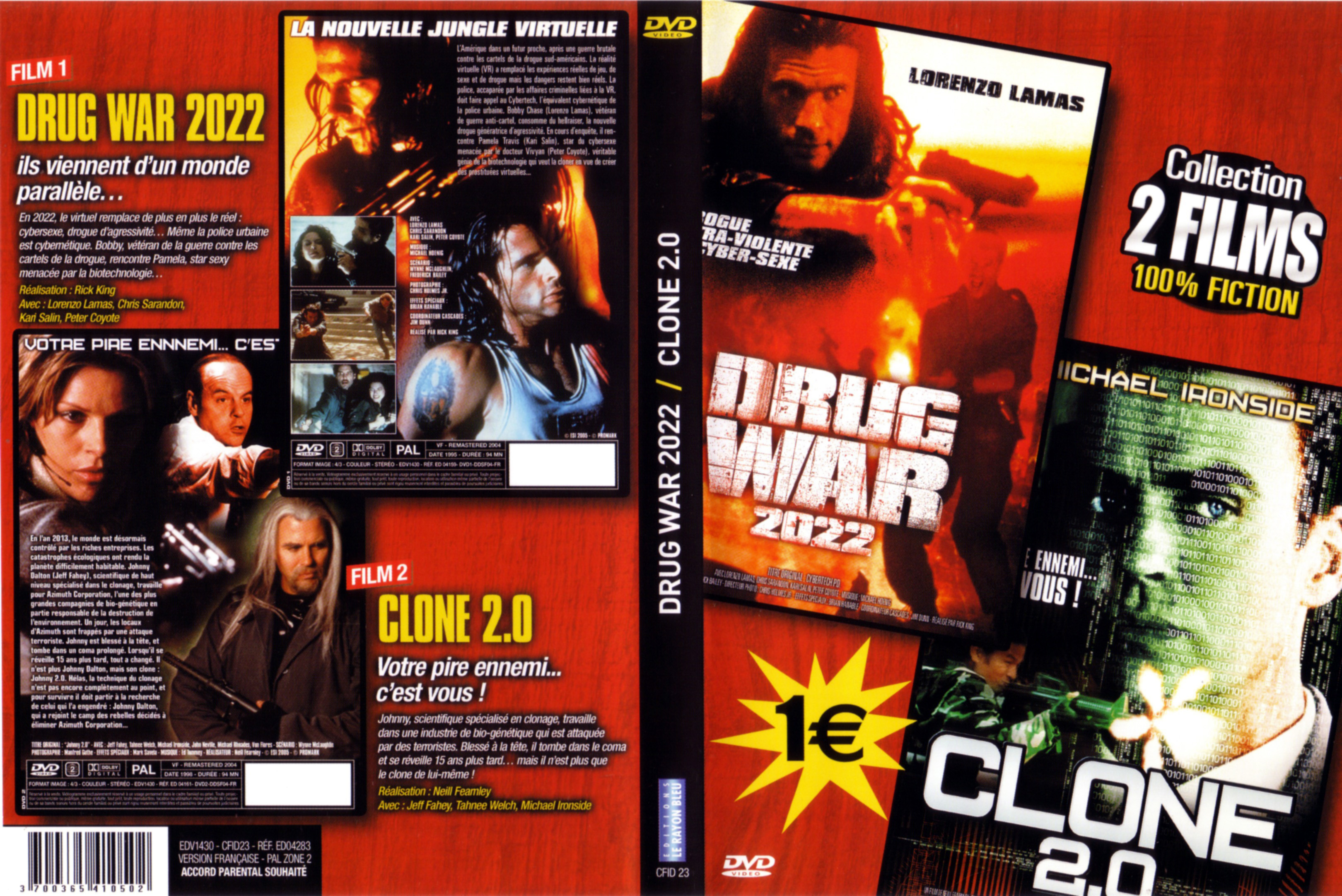 Jaquette DVD Drug war 2022 + Clone 2.0