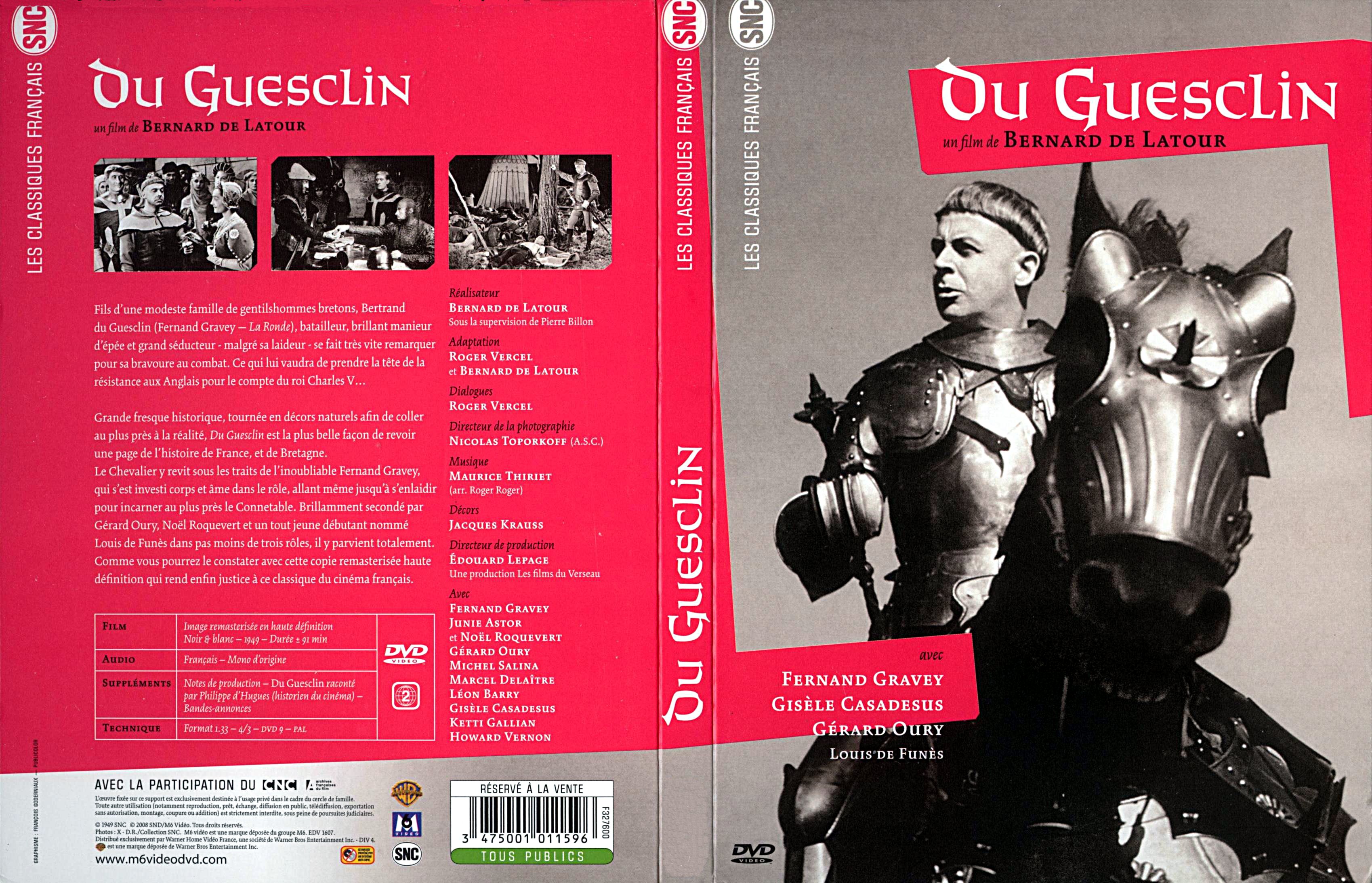 Jaquette DVD Du Guesclin