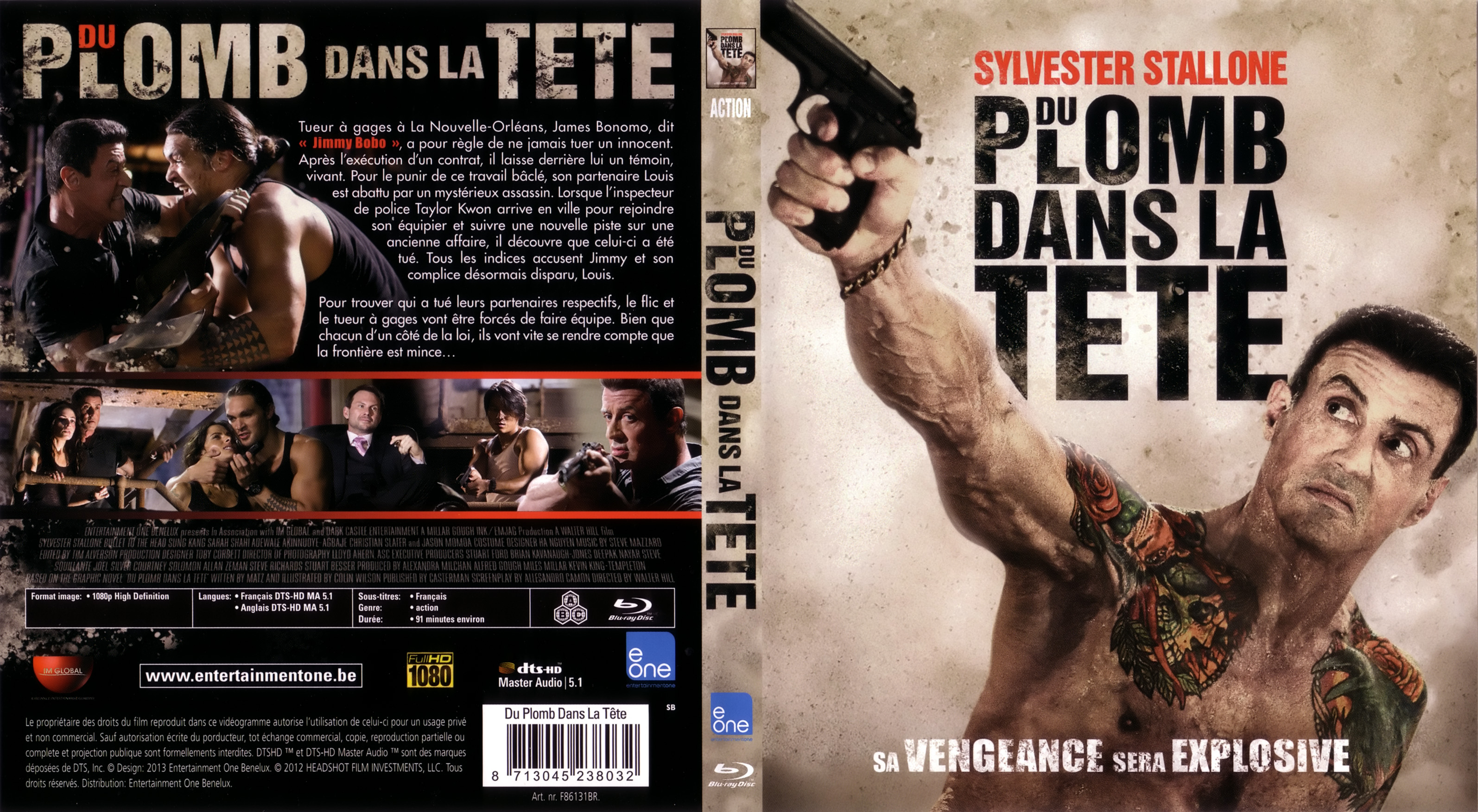 Jaquette DVD Du Plomb dans la Tte (BLU-RAY)