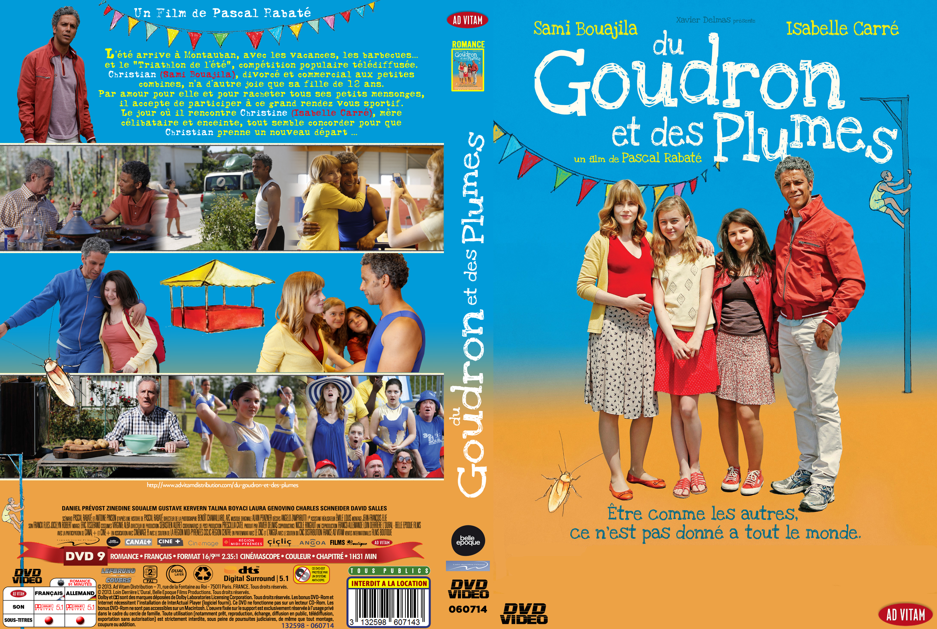 Jaquette DVD Du goudron et des plumes custom