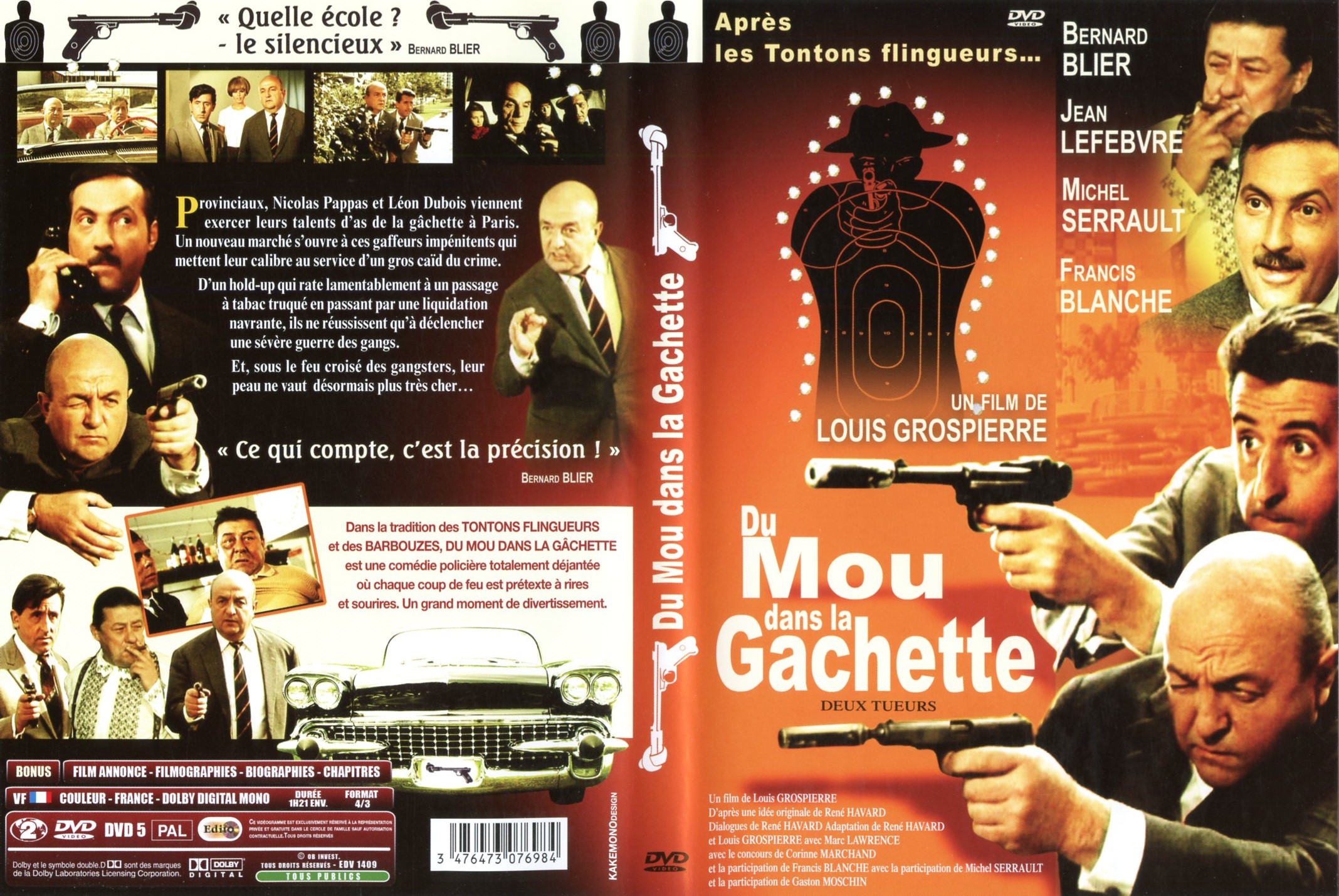 Jaquette DVD Du mou dans la gachette v2