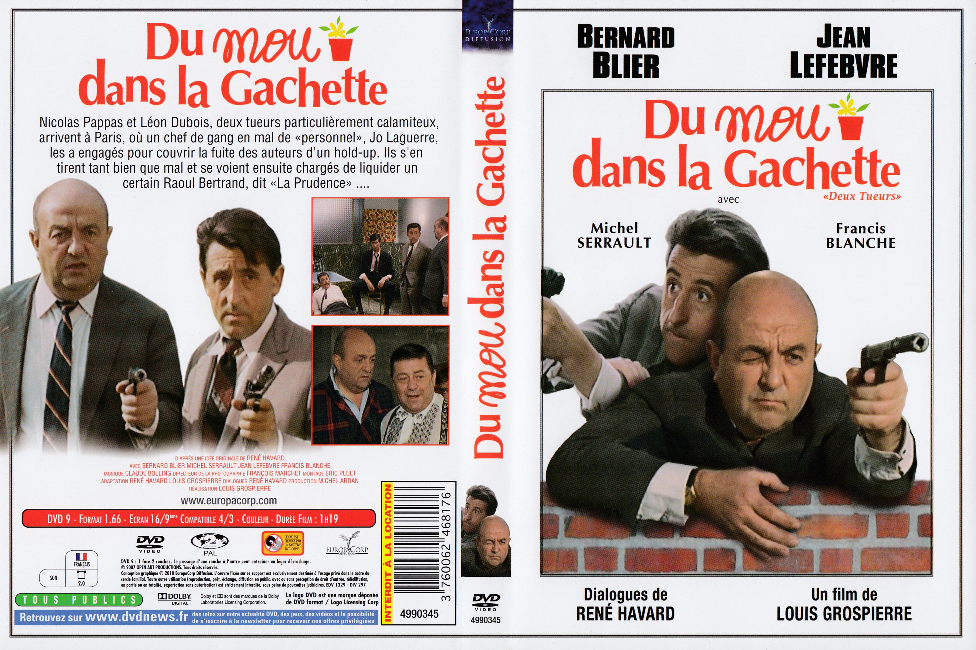 Jaquette DVD Du mou dans la gachette v3
