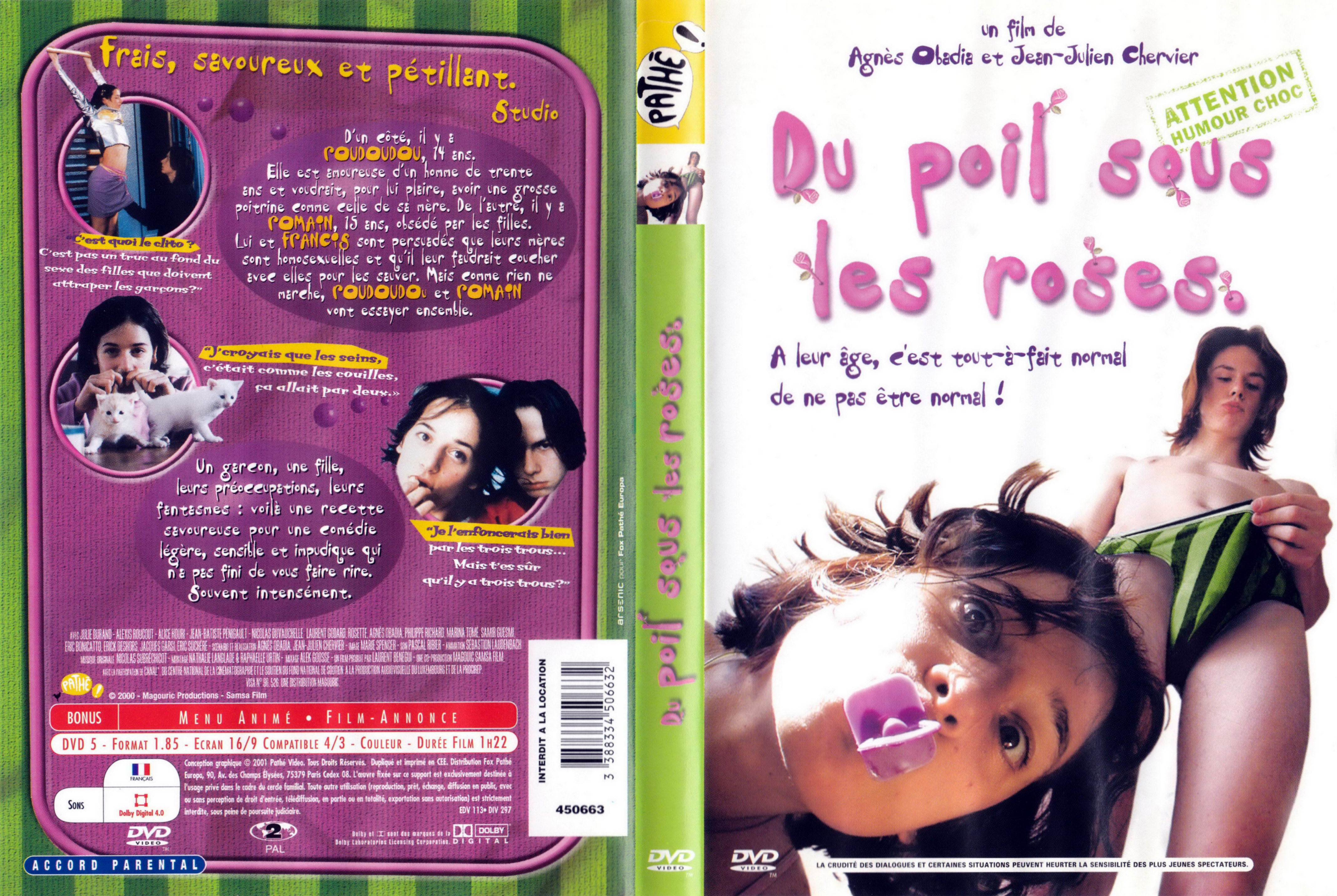 Jaquette DVD Du poil sous les roses