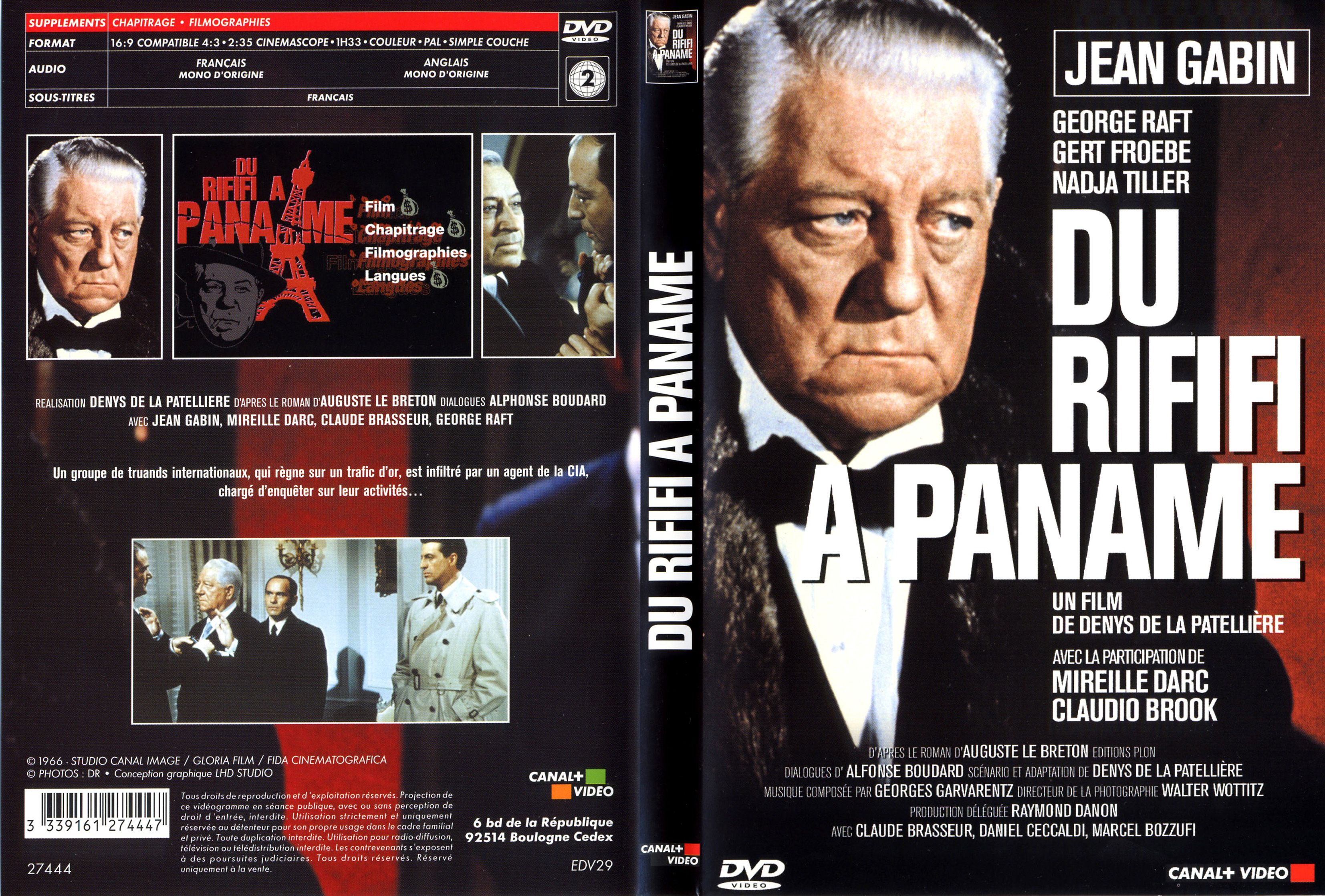 Jaquette DVD Du rififi  paname