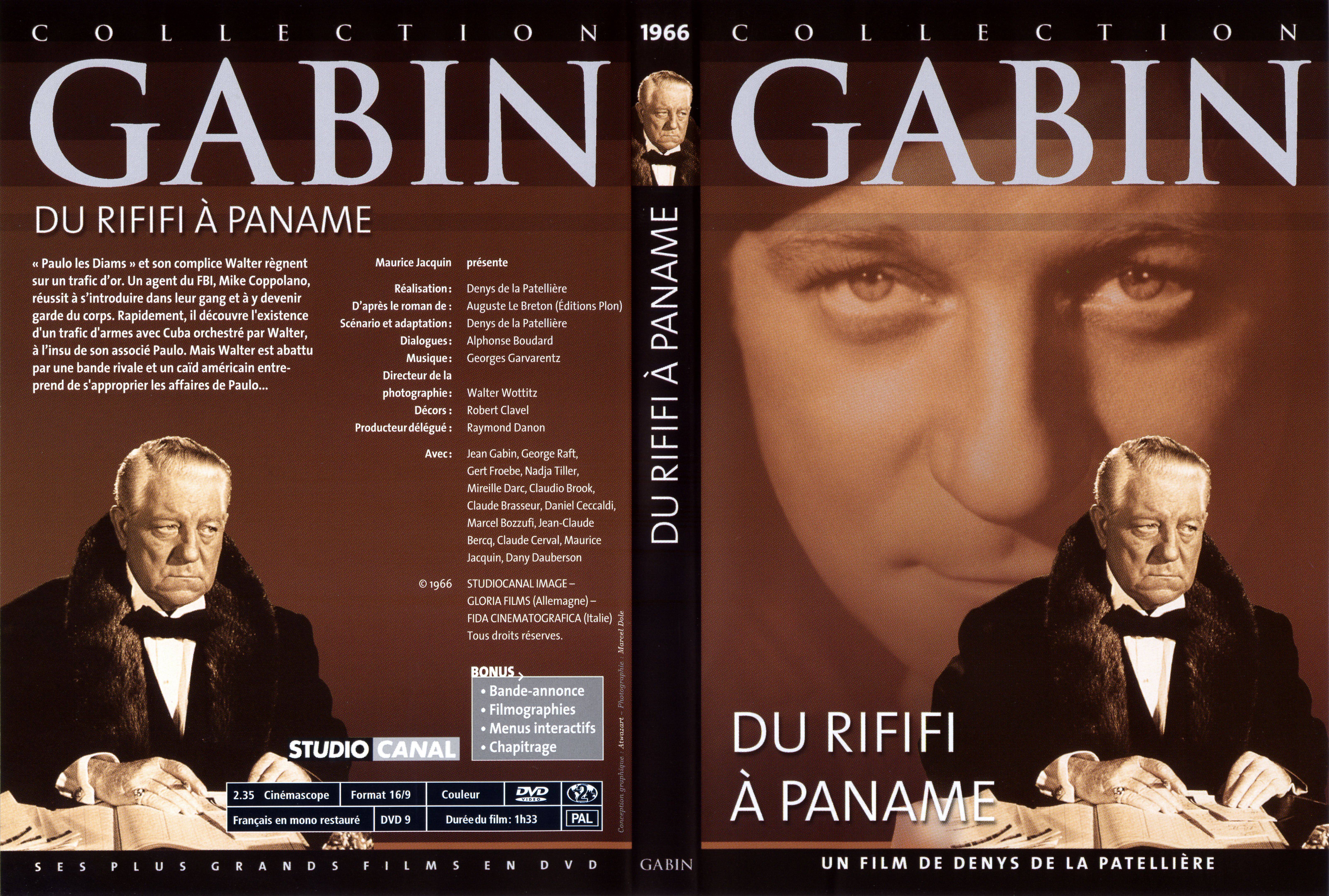 Jaquette DVD Du rififi  paname v2