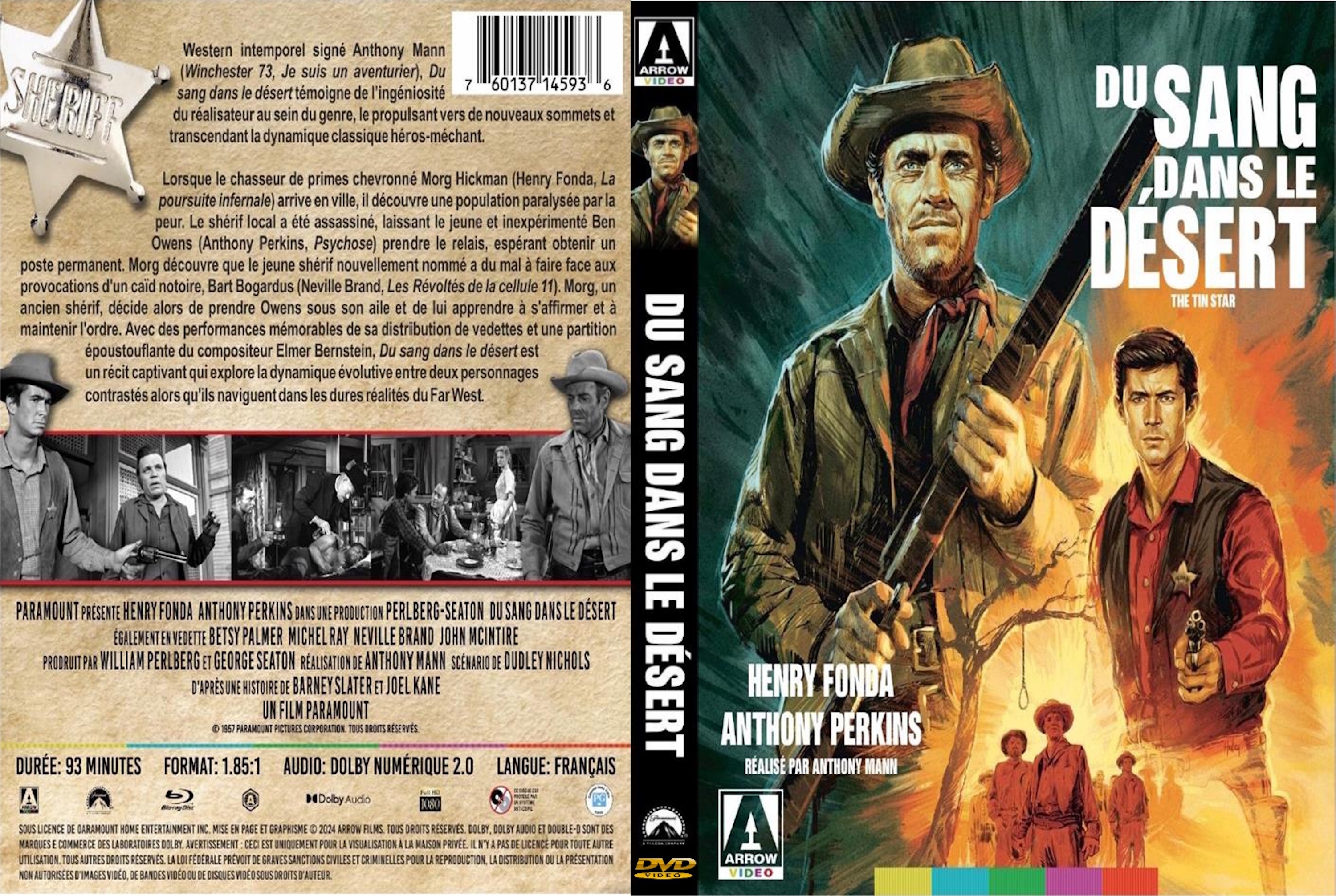 Jaquette DVD Du sang dans le desert Custom