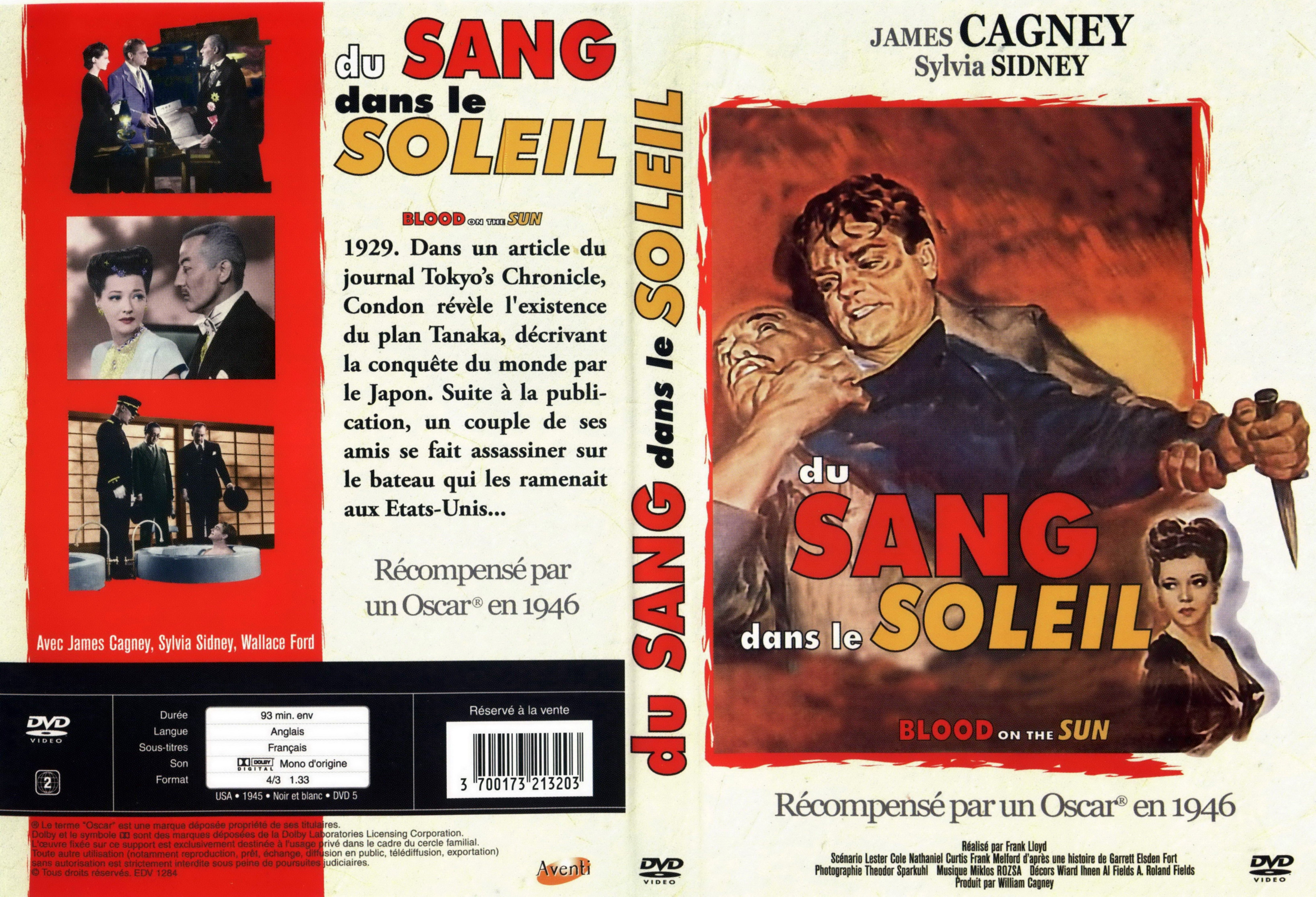 Jaquette DVD Du sang dans le soleil