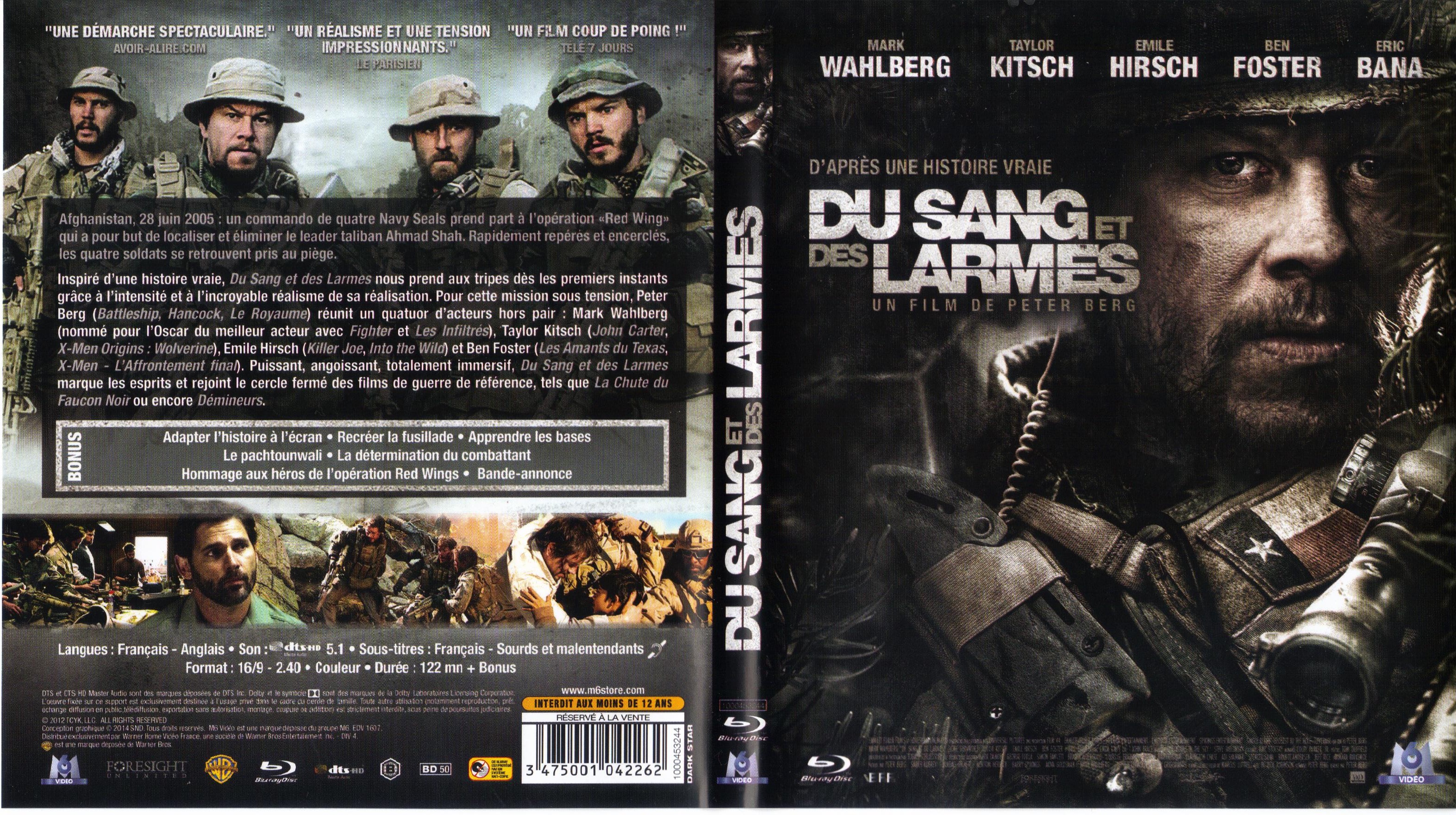 Jaquette DVD Du sang et des larmes (BLU-RAY)