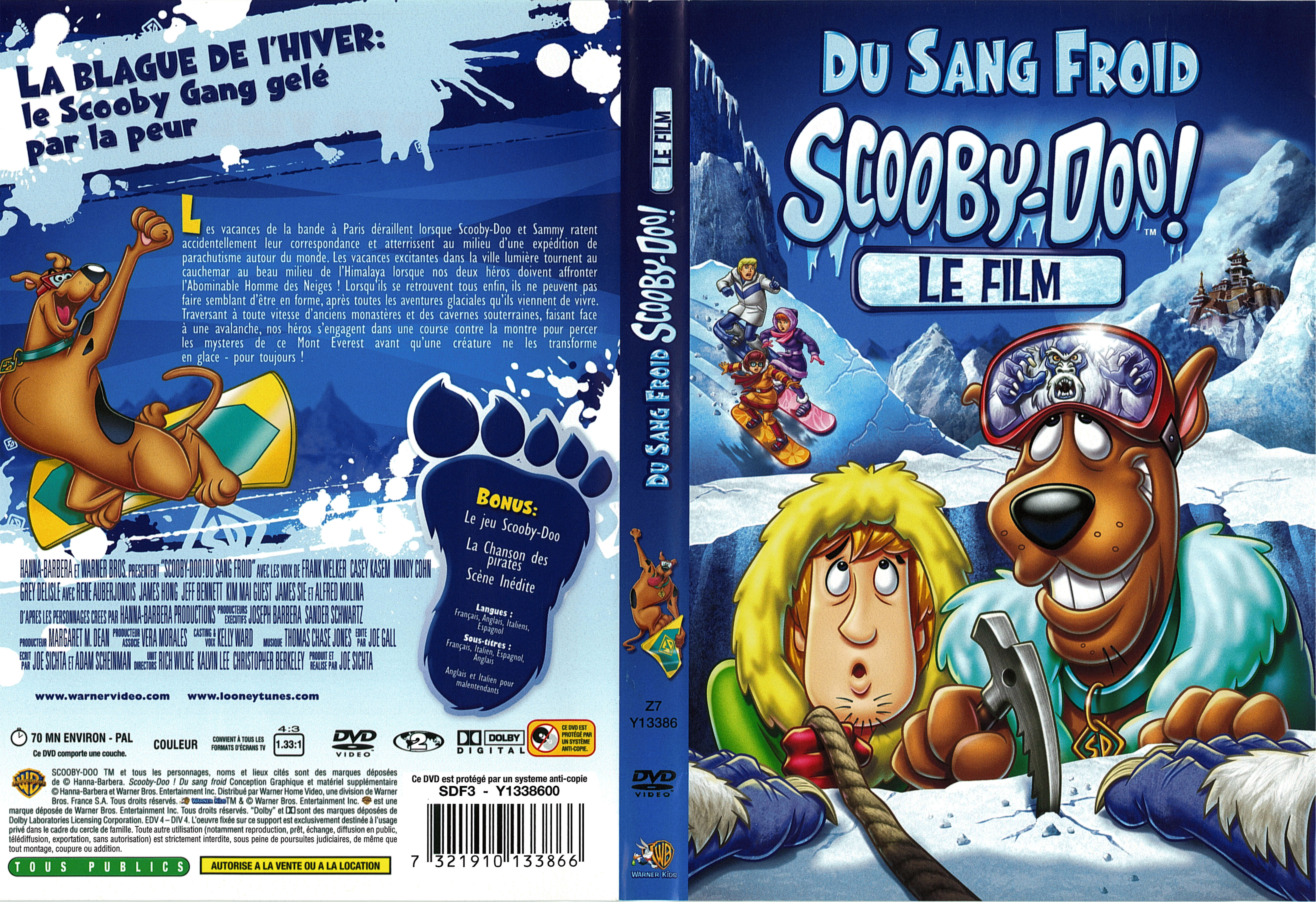 Jaquette DVD Du sang froid Scooby-Doo