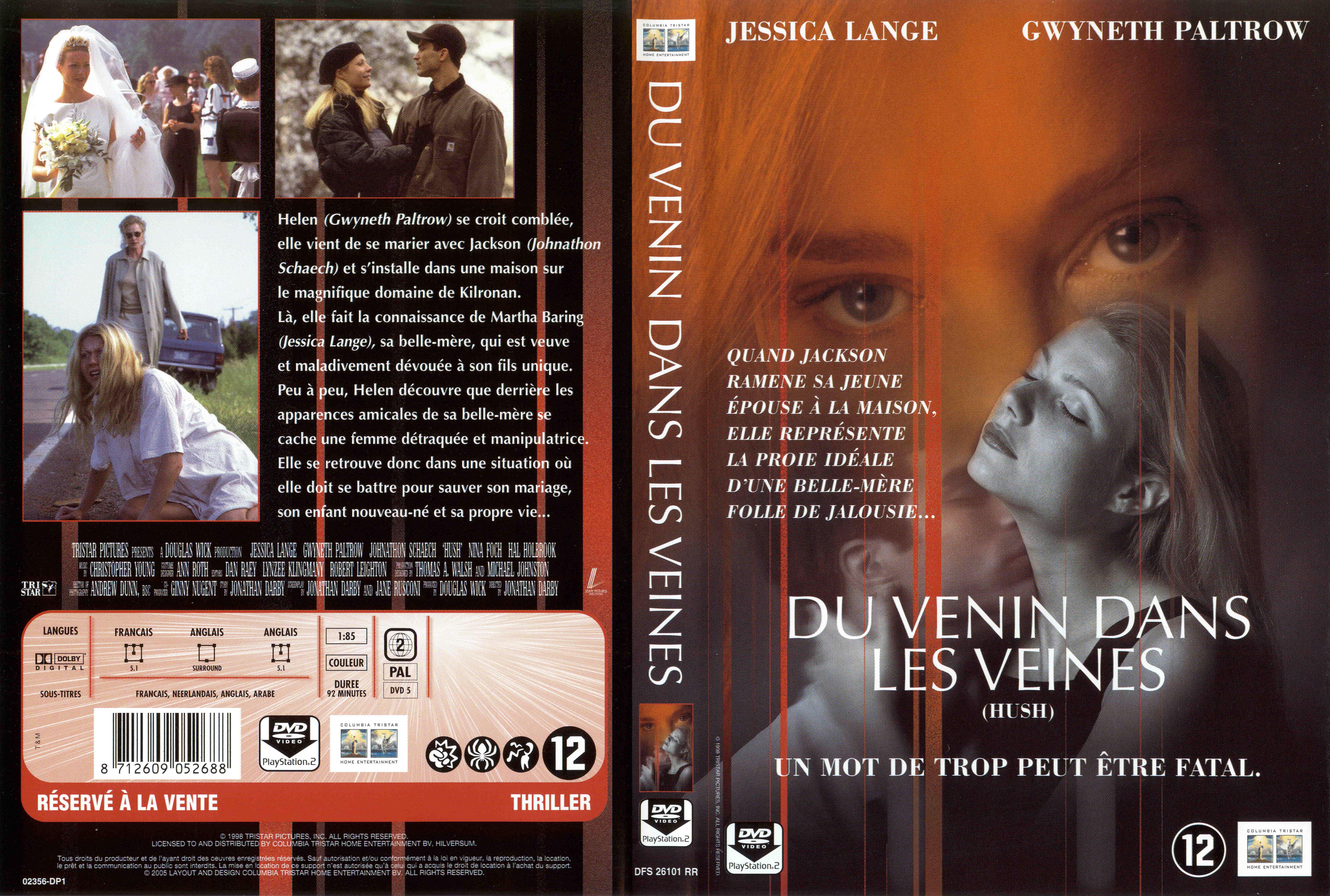 Jaquette DVD Du venin dans les veines