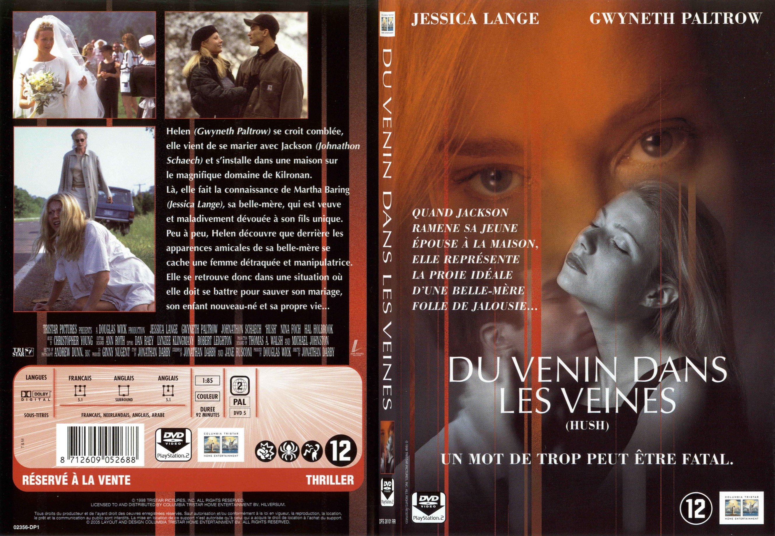 Jaquette DVD Du venin dans les veines - SLIM