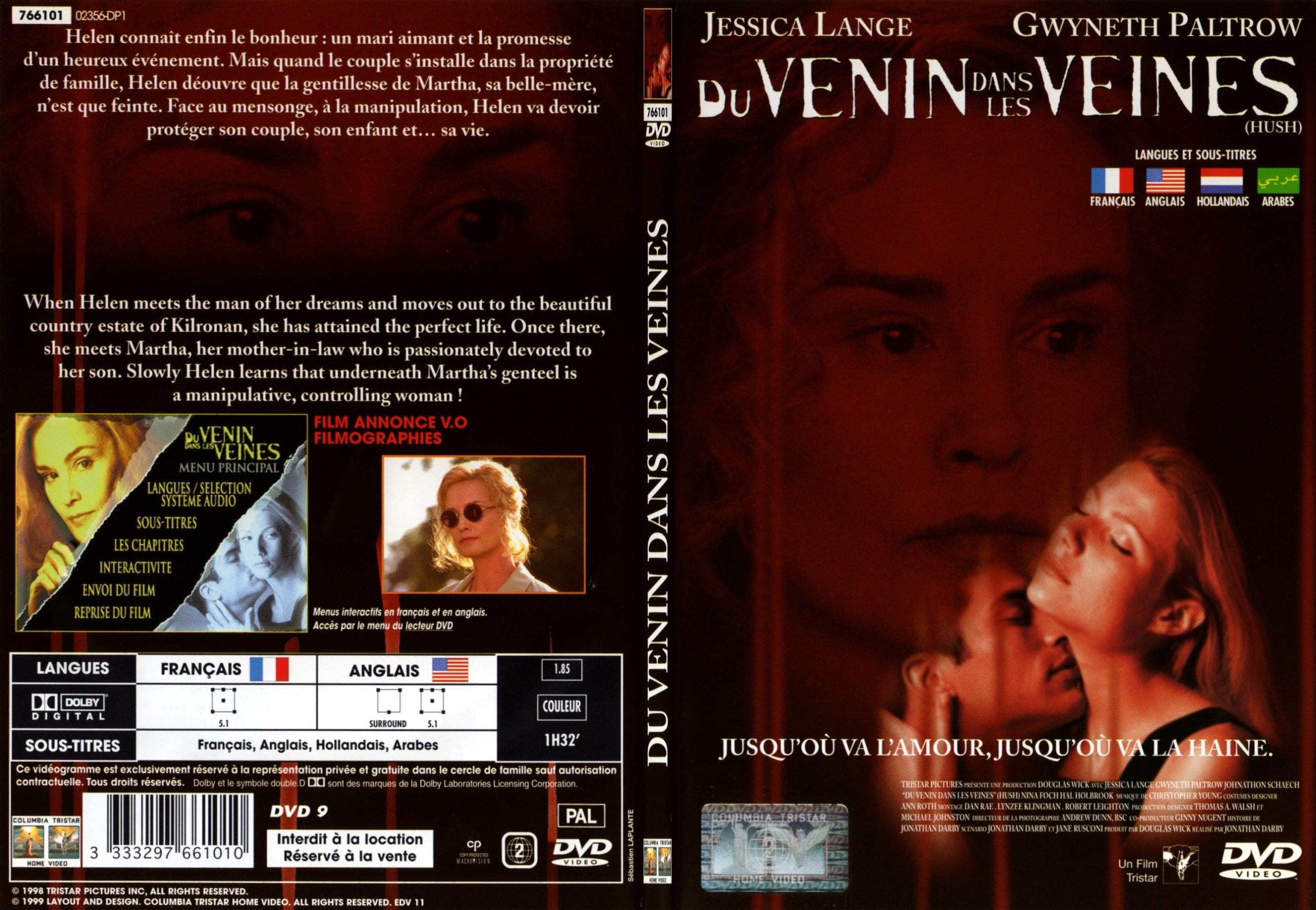 Jaquette DVD Du venin dans les veines - SLIM v2
