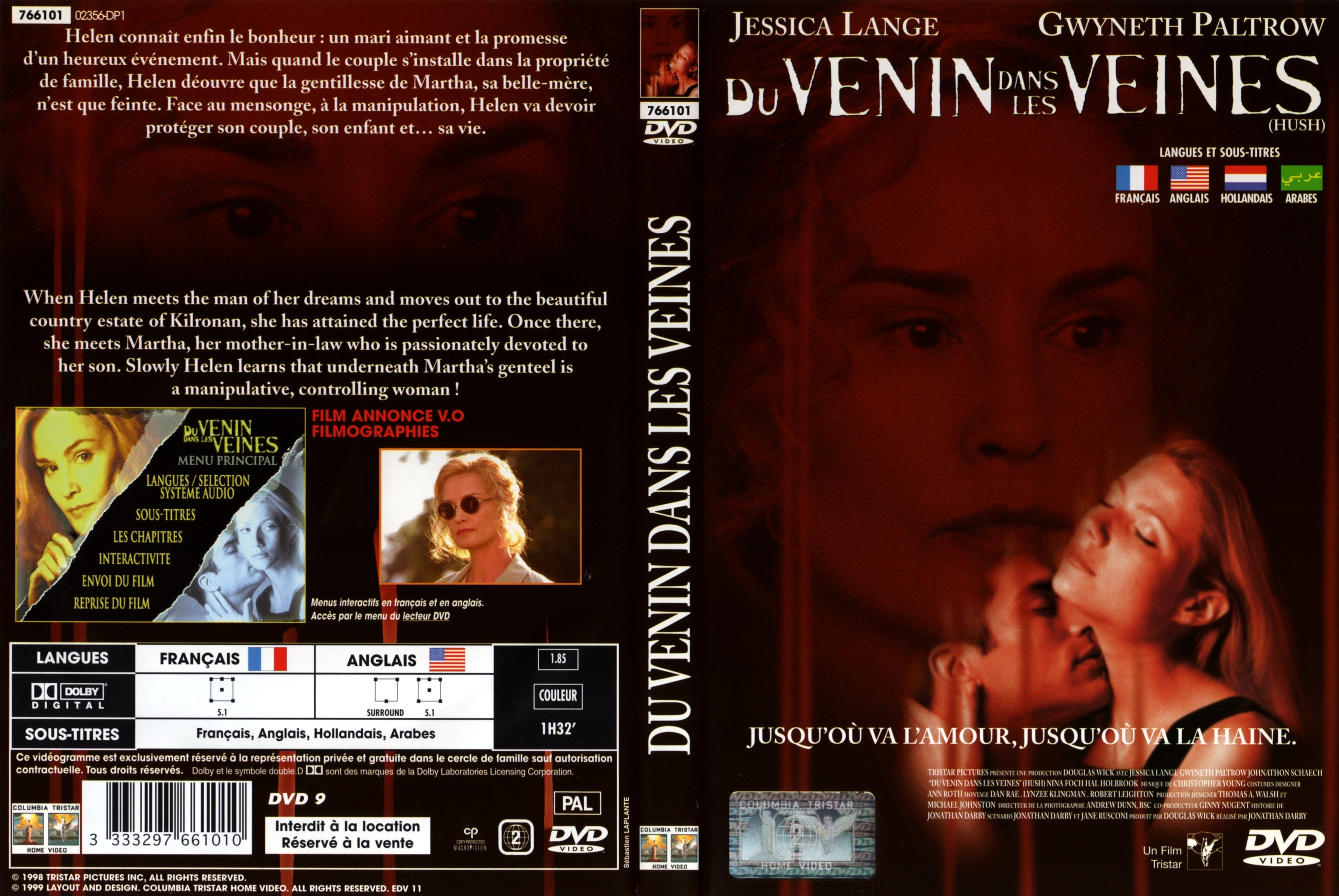 Jaquette DVD Du venin dans les veines v2