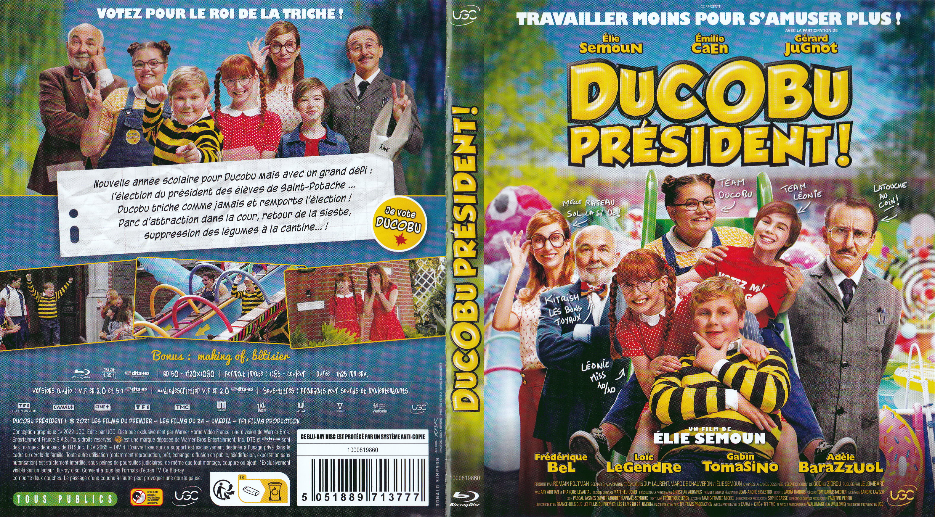 Jaquette DVD Ducobu president (BLU-RAY)