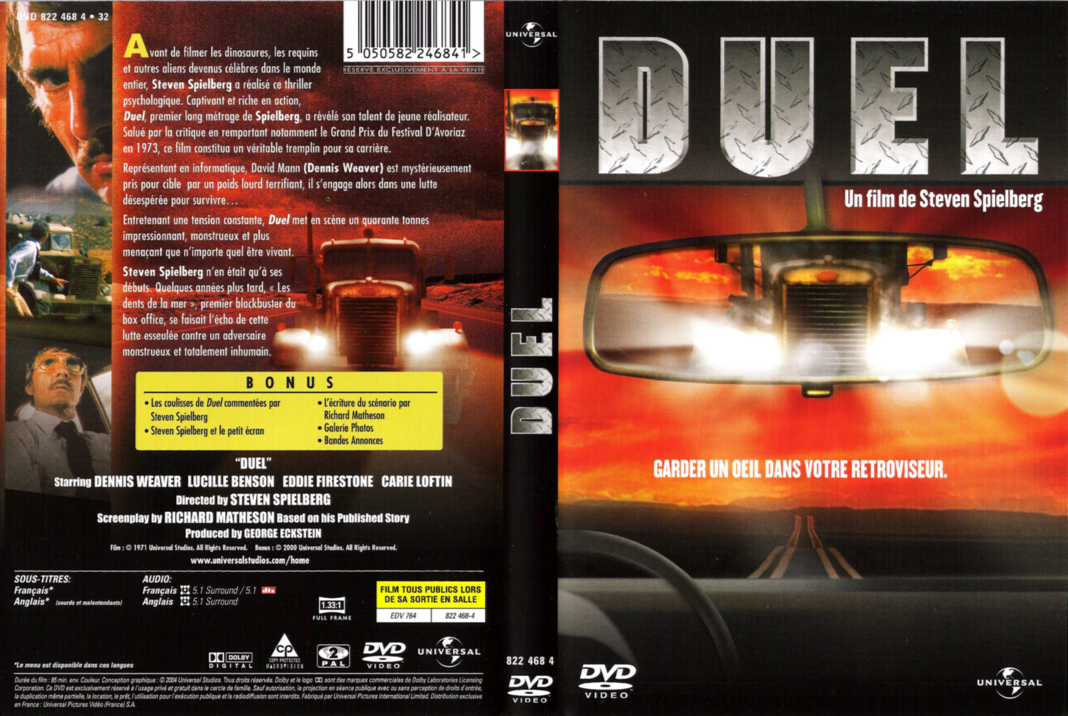 Jaquette DVD Duel