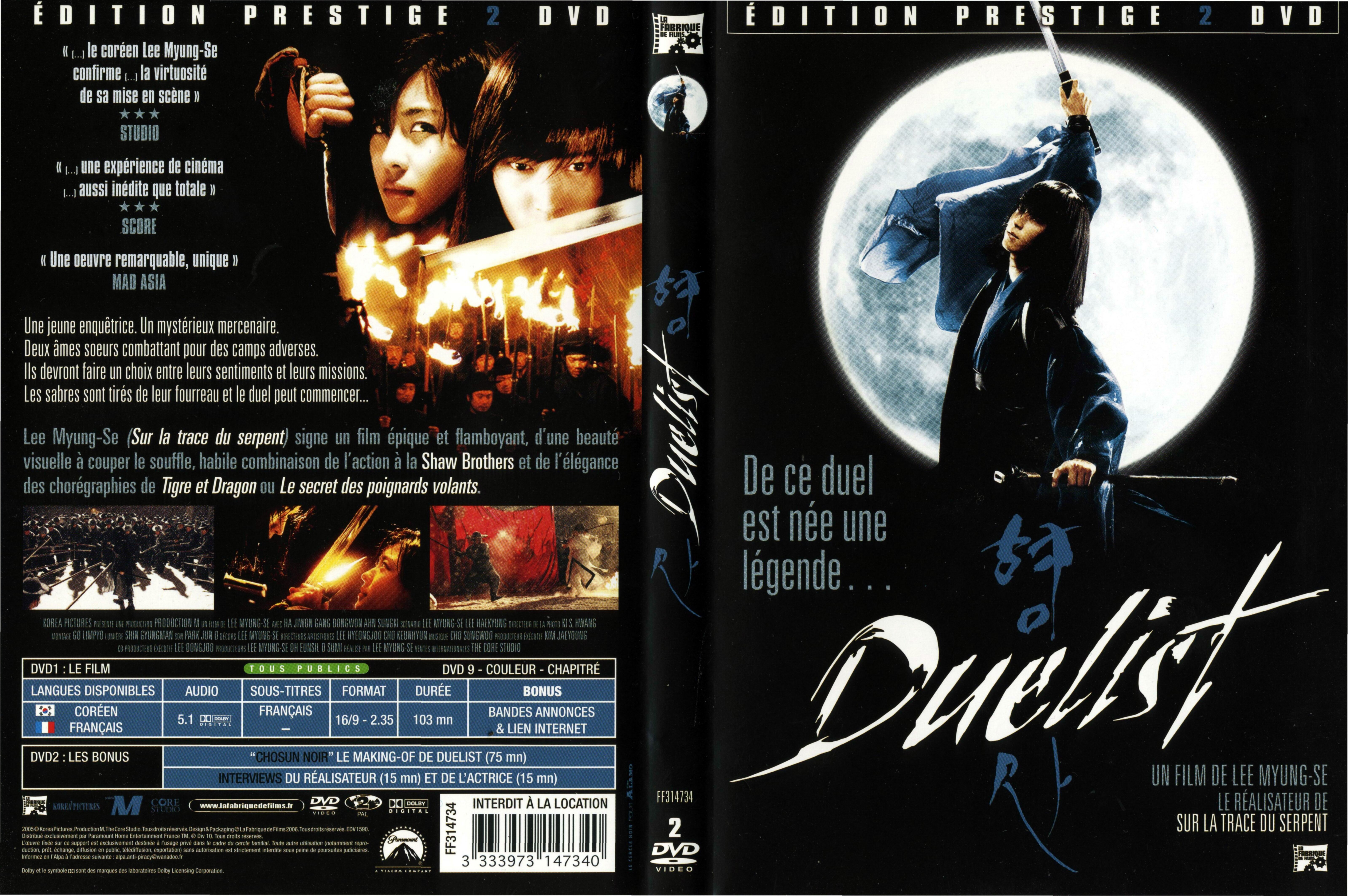 Jaquette DVD Duelist