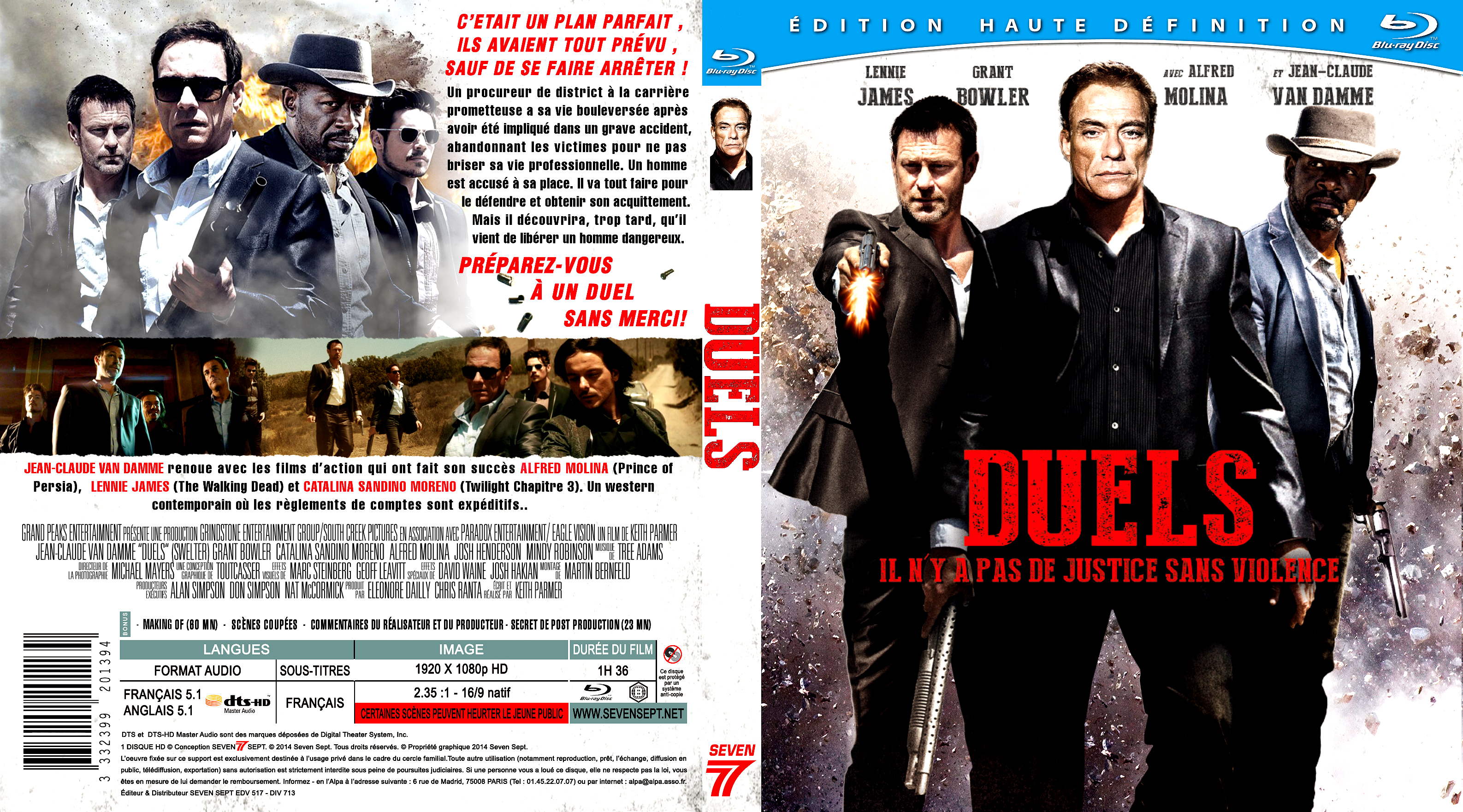 Jaquette DVD Duels custom (BLU-RAY)