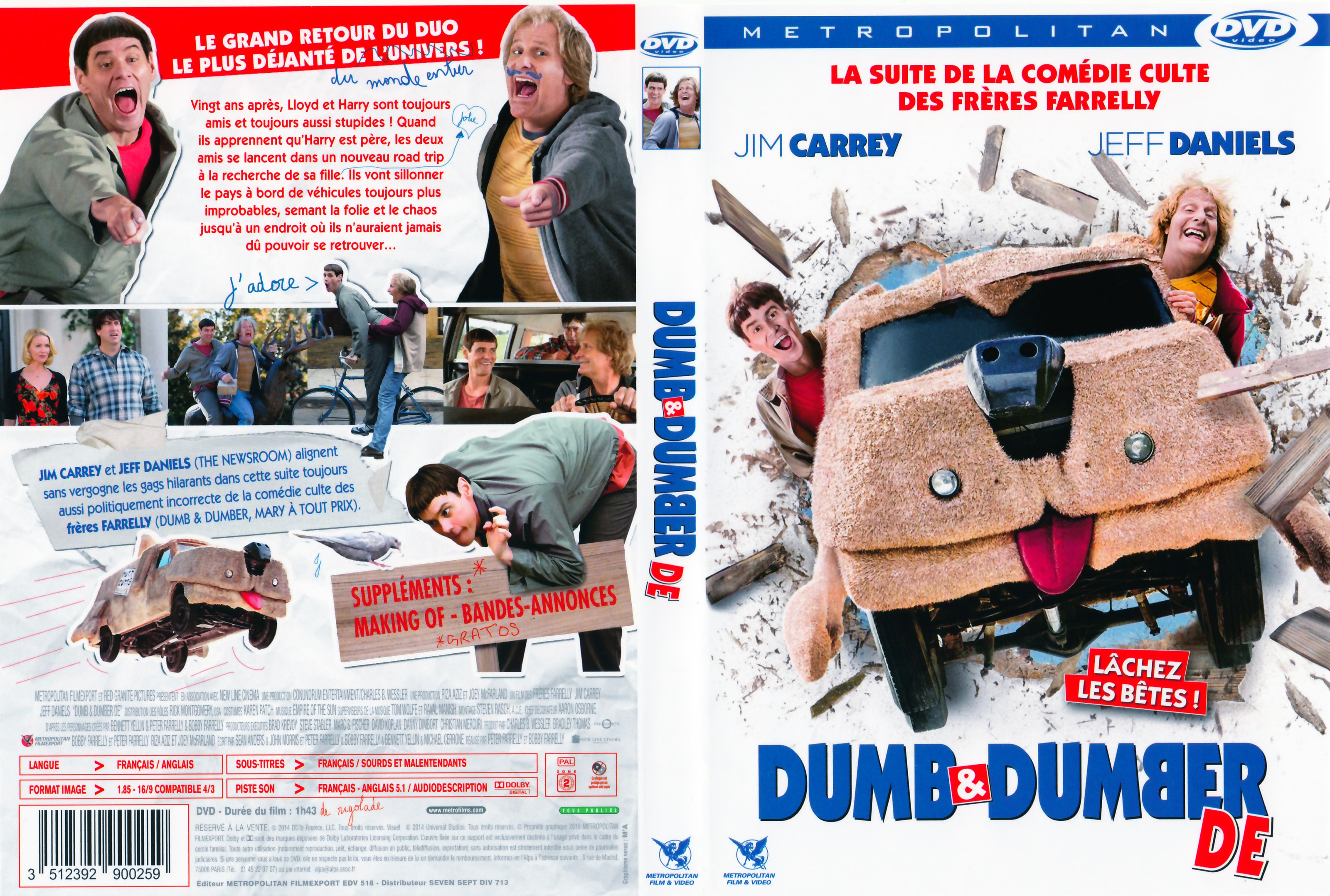 Jaquette DVD Dumb & Dumber De