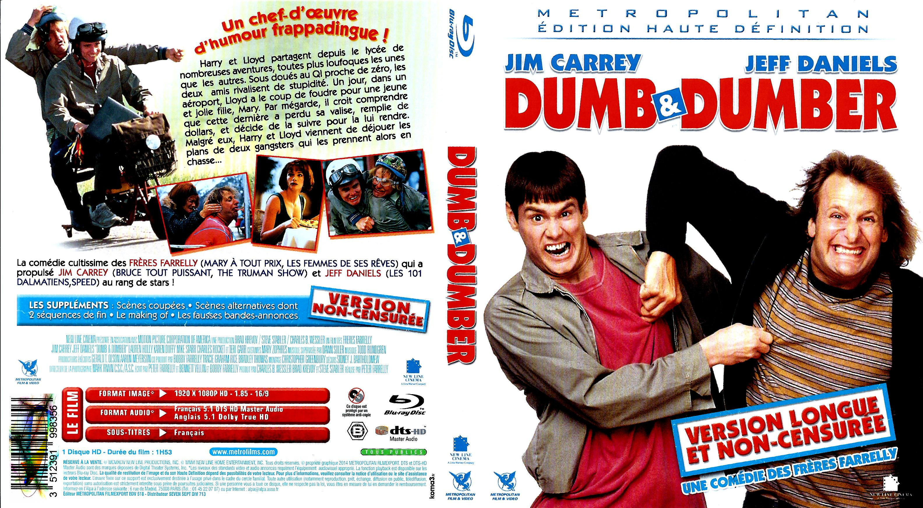 Jaquette DVD Dumb & dumber (BLU-RAY)