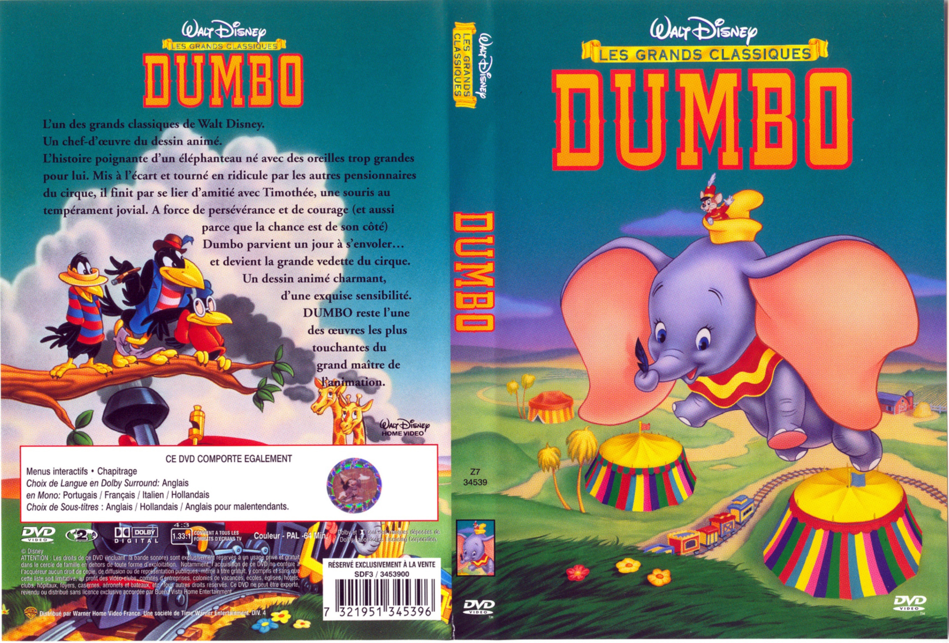 Jaquette DVD Dumbo v2