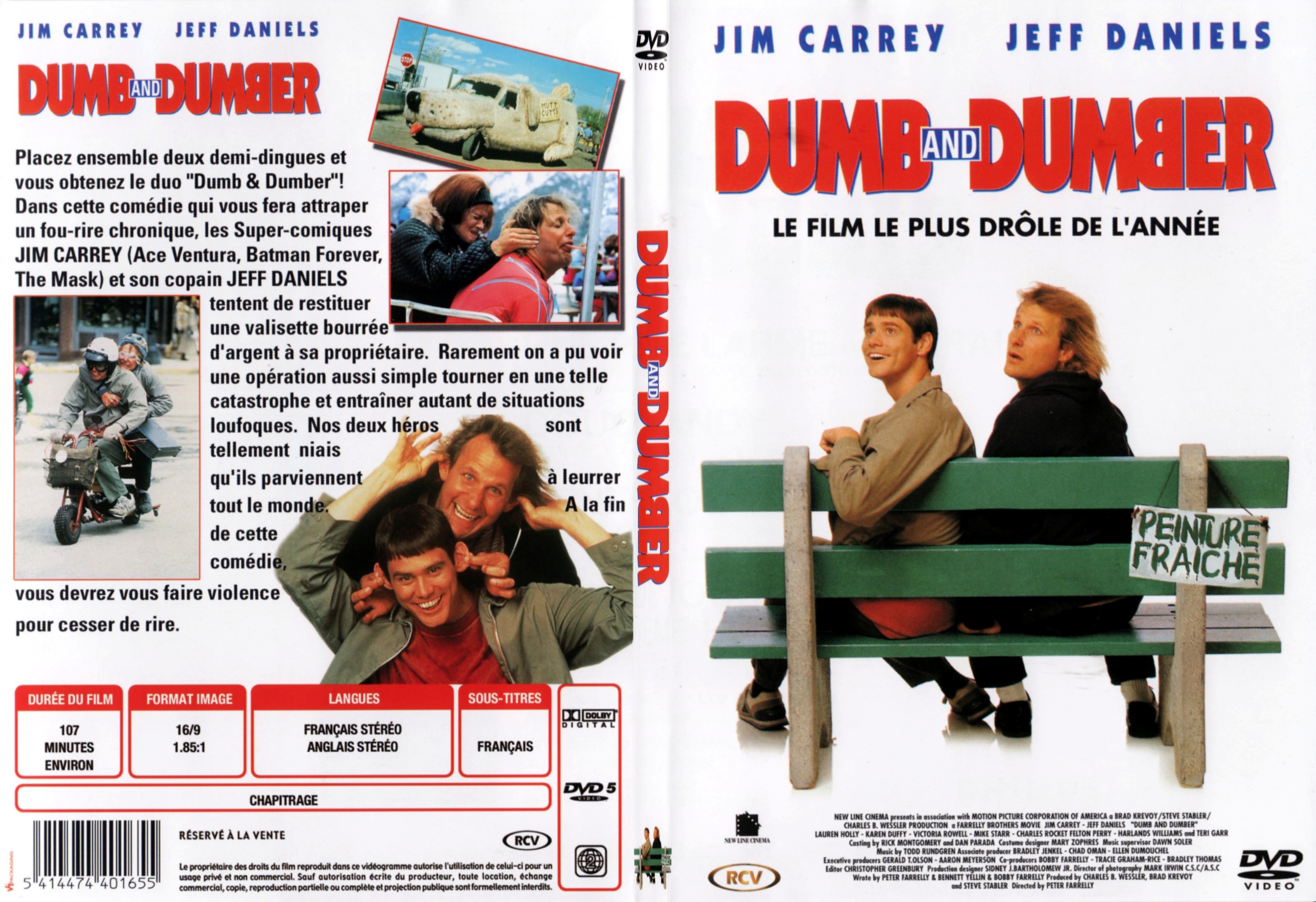 Jaquette DVD Dund and dumber - SLIM